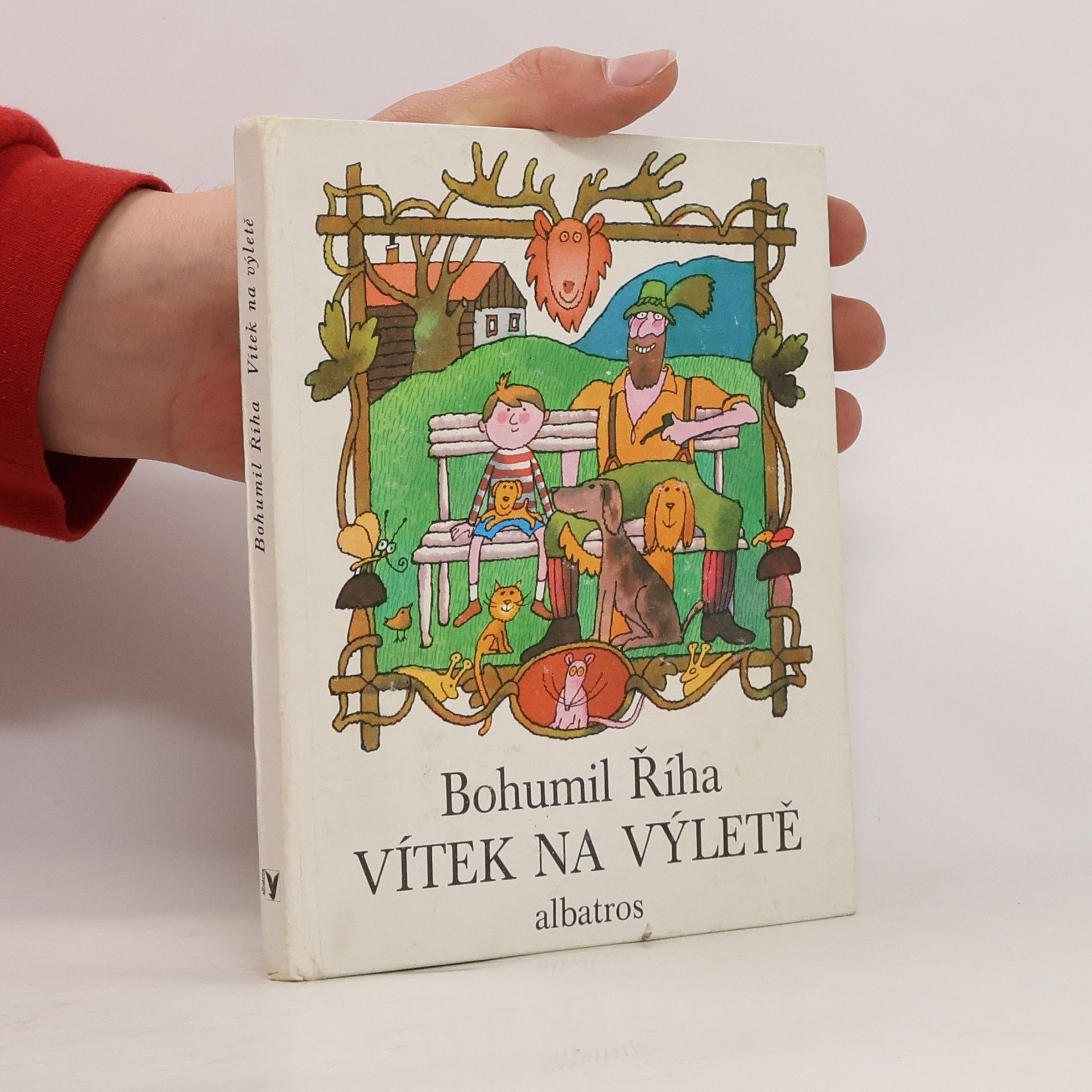 Bohumil Říha Vítek na výletě