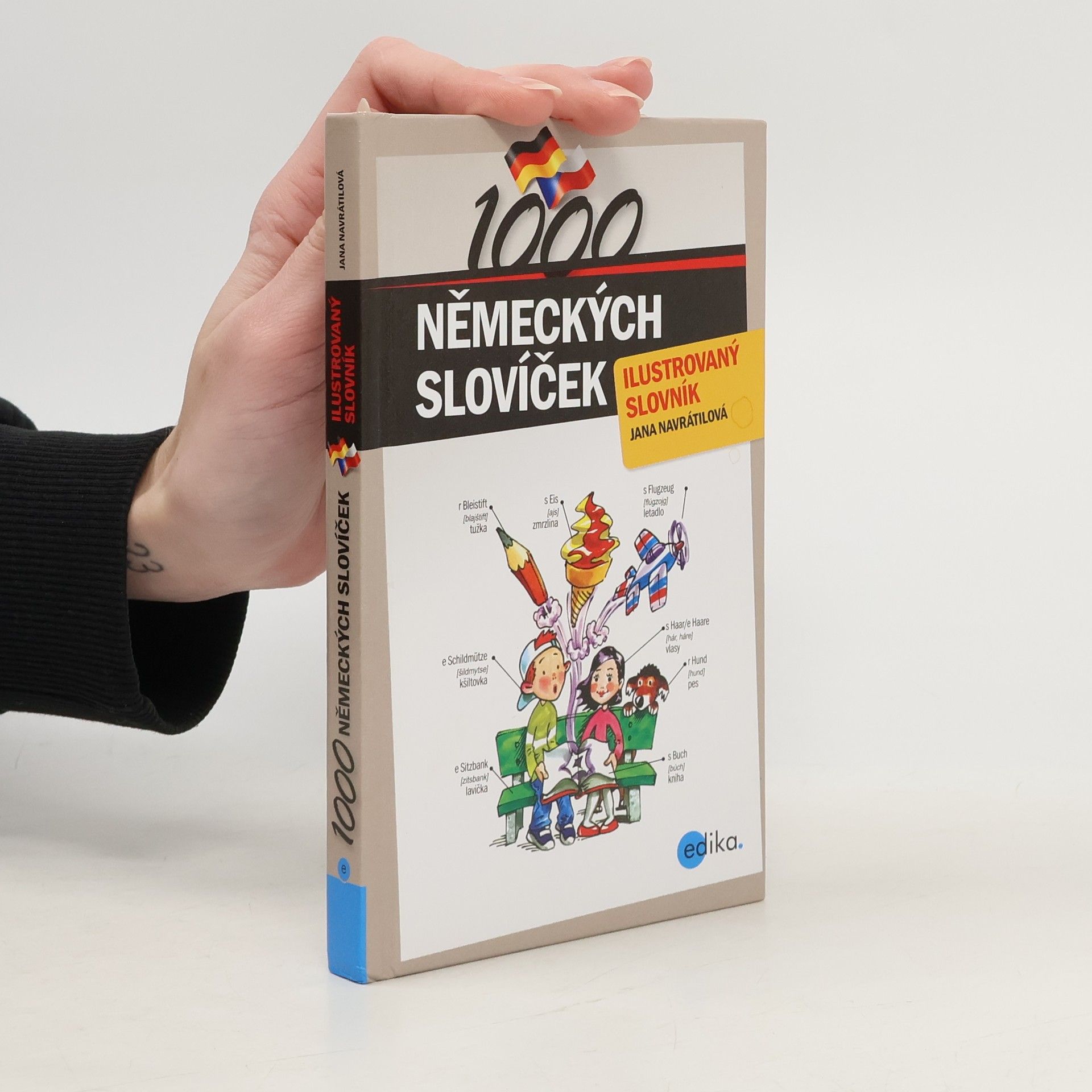 Jana Navrátilová 1000 německých slovíček: Ilustrovaný slovník