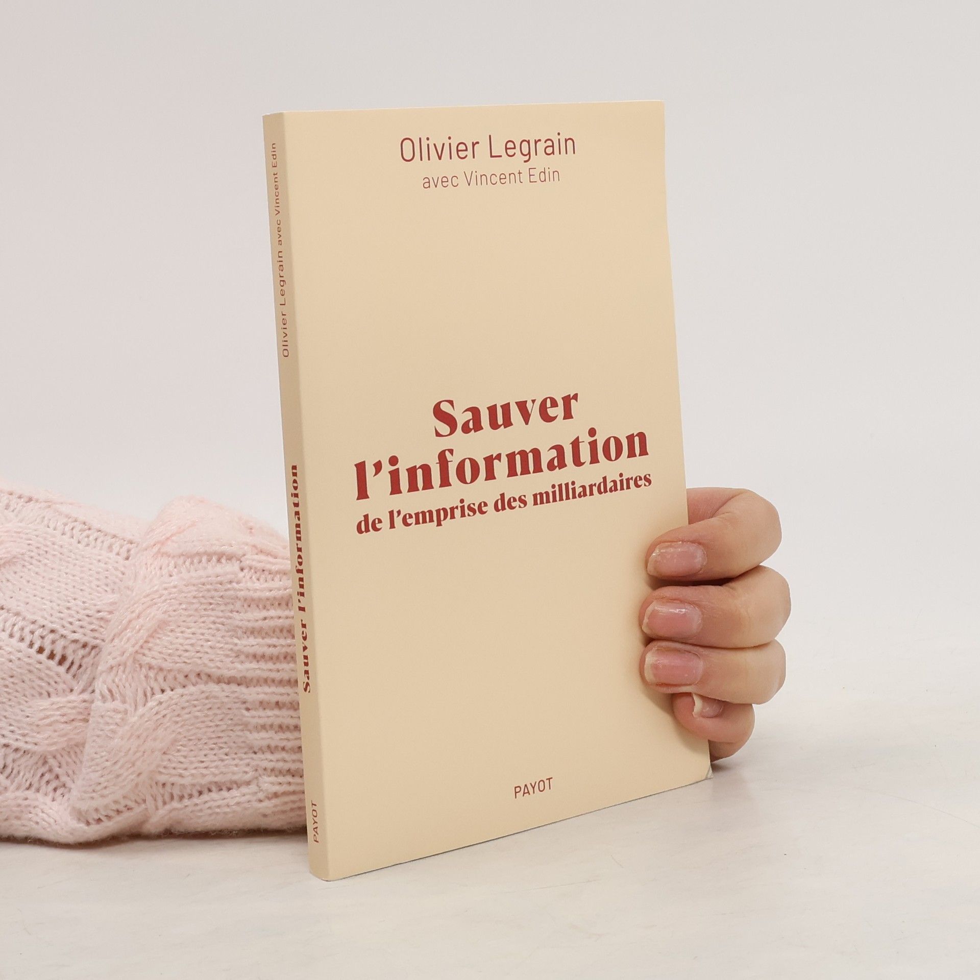 Olivier Legrain Sauver l'information de l'emprise des milliardaires