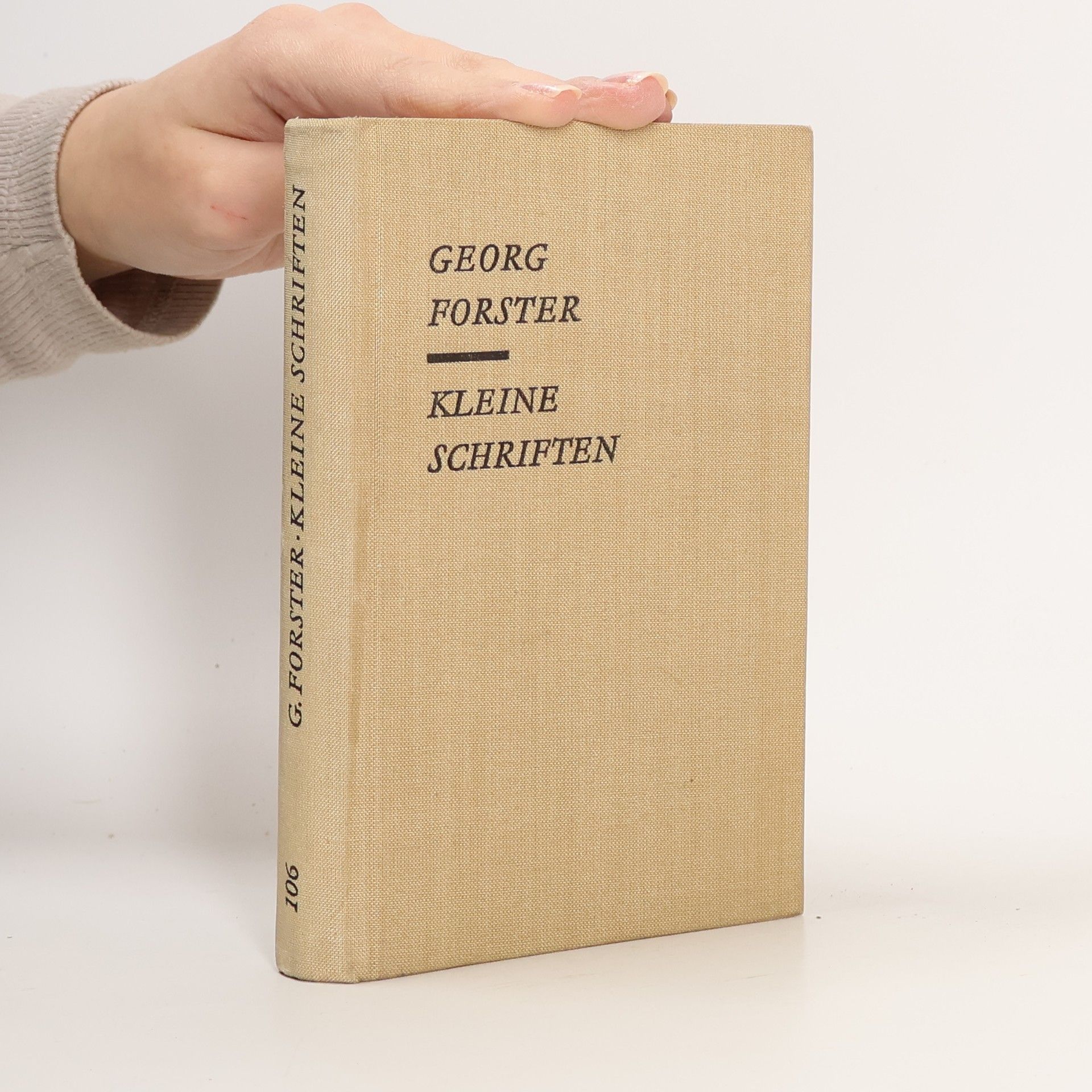 Georg Forster Kleine Schriften