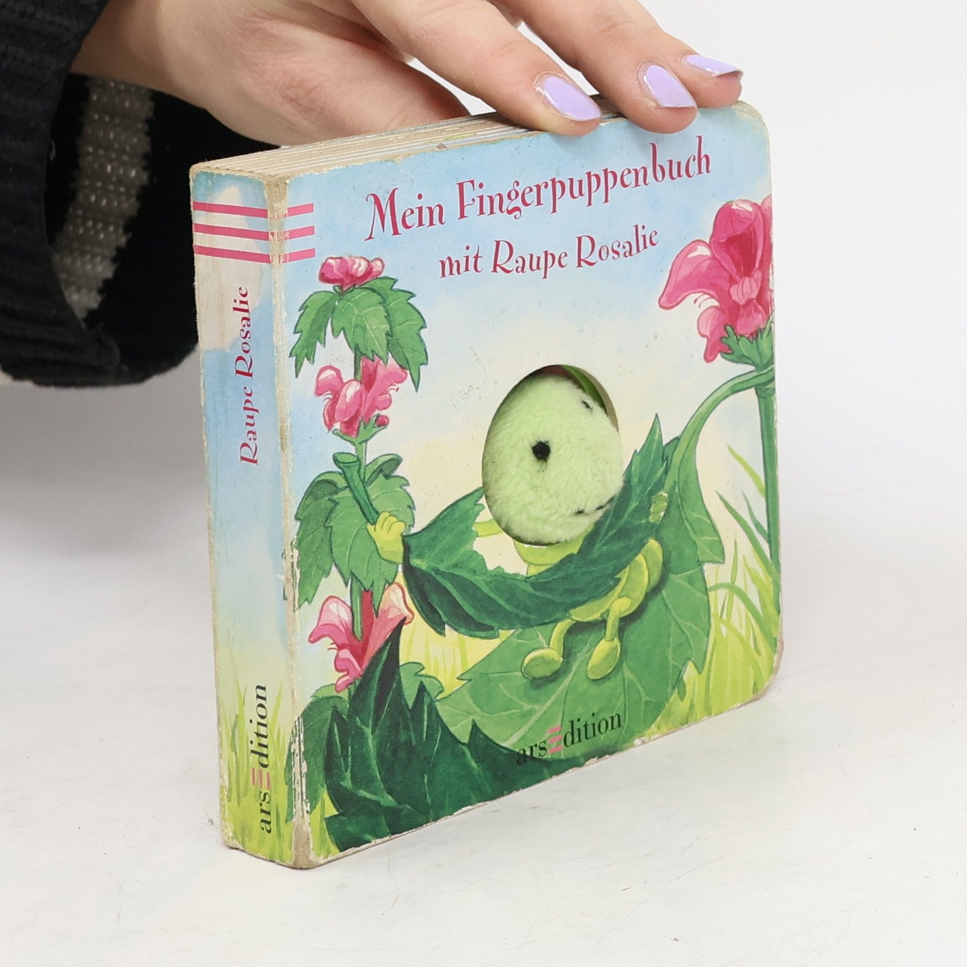 Antje Flad Mein Fingerpuppenbuch mit Raupe Rosalie