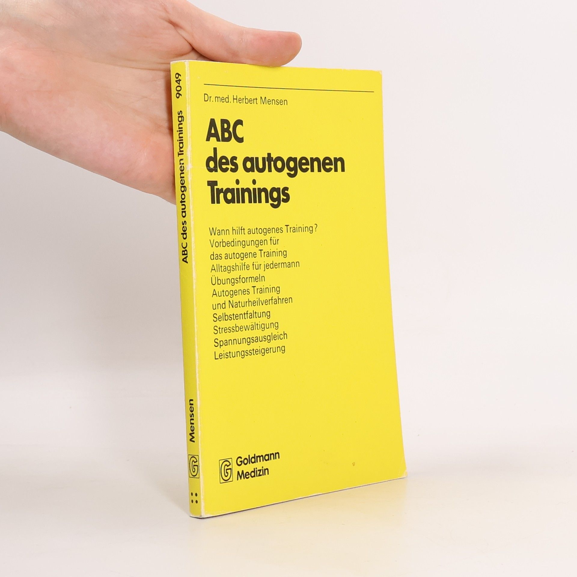 Herbert Mensen ABC des autogenen Trainings