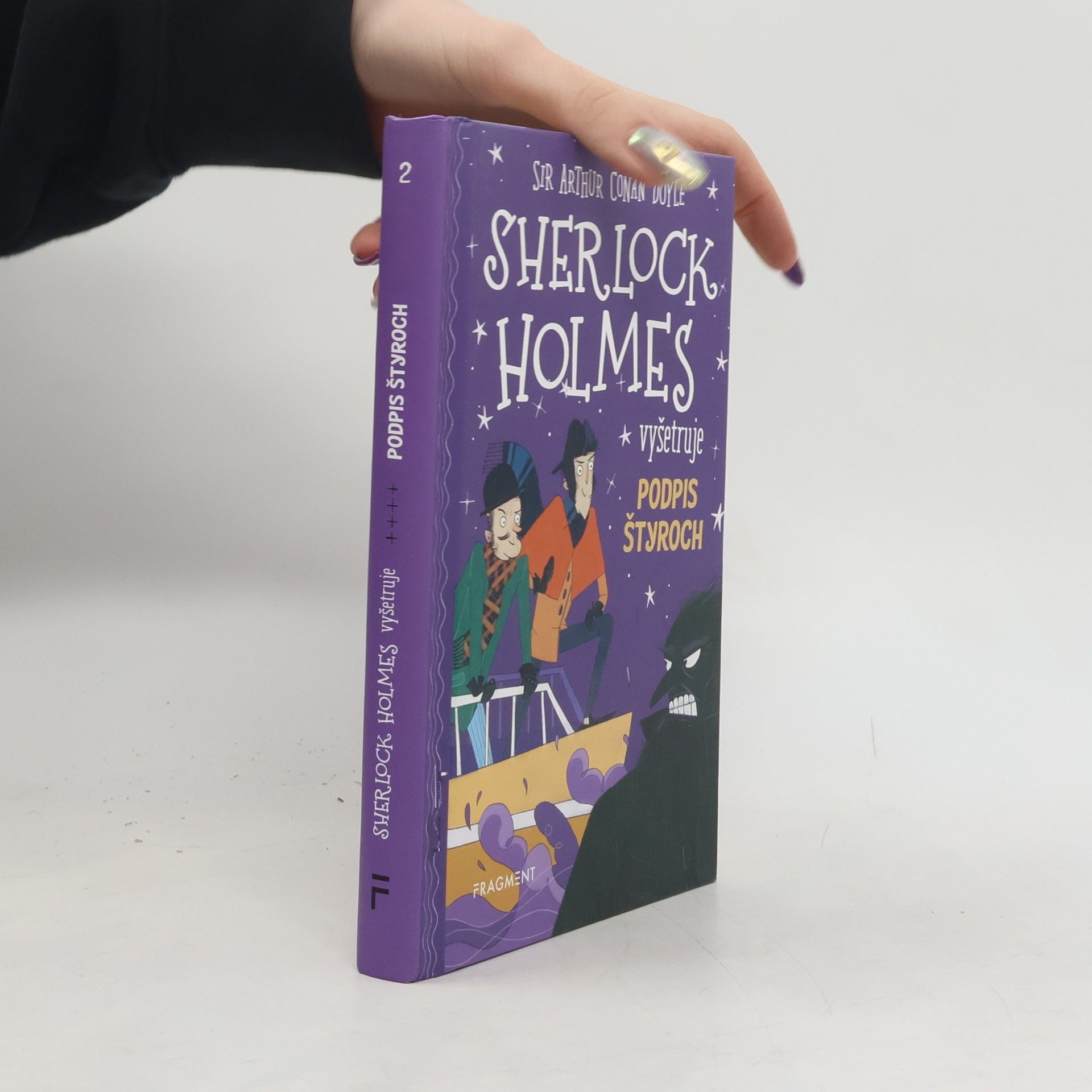 Arthur Conan Doyle Sherlock Holmes vyšetruje podpis štyroch