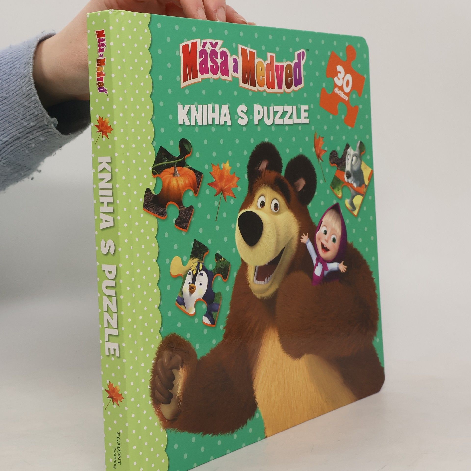 Kolektív autorov Máša a medveď. Kniha s puzzle