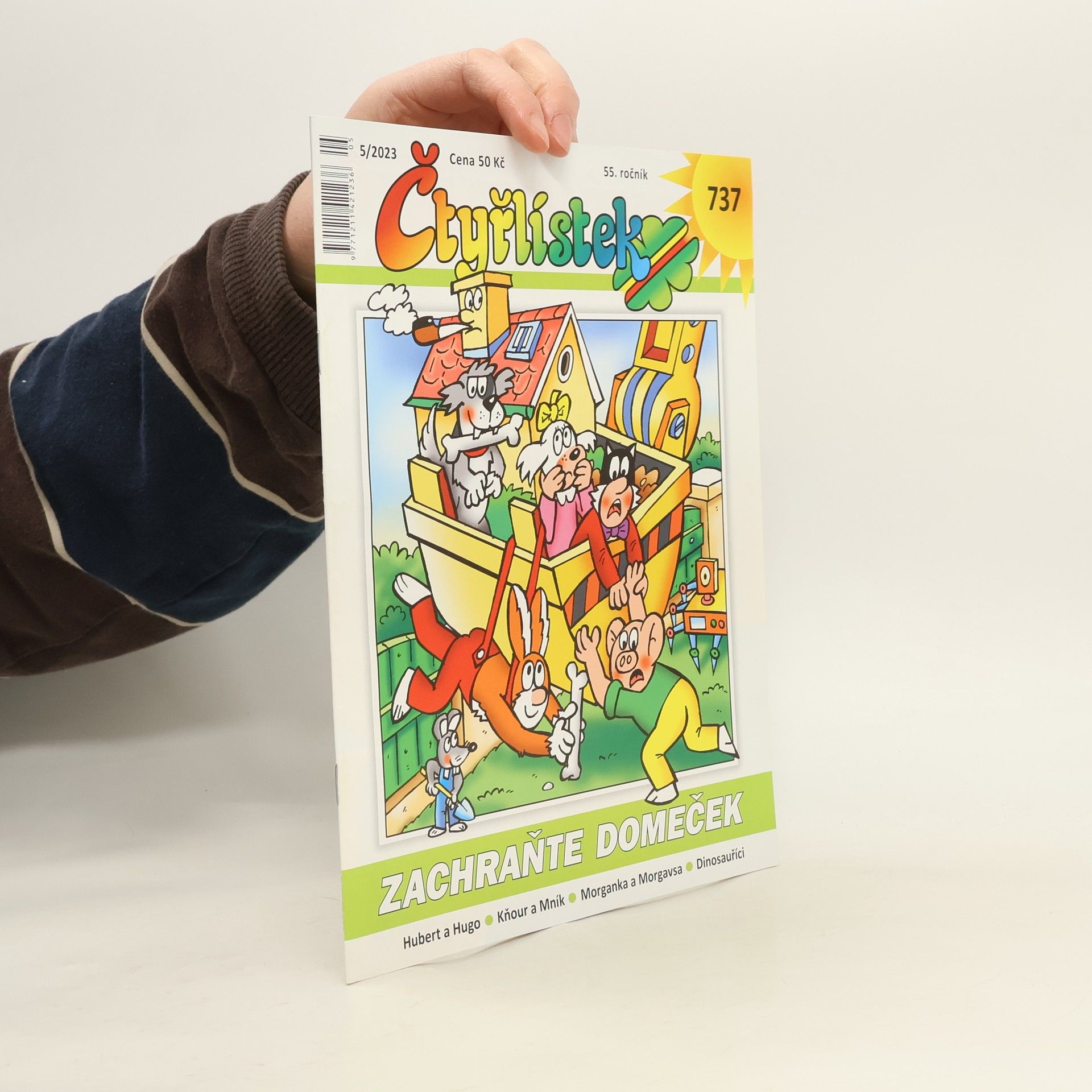 Collectif d'auteurs Čtyřlístek 737. 5/2023. Zachraňte domeček