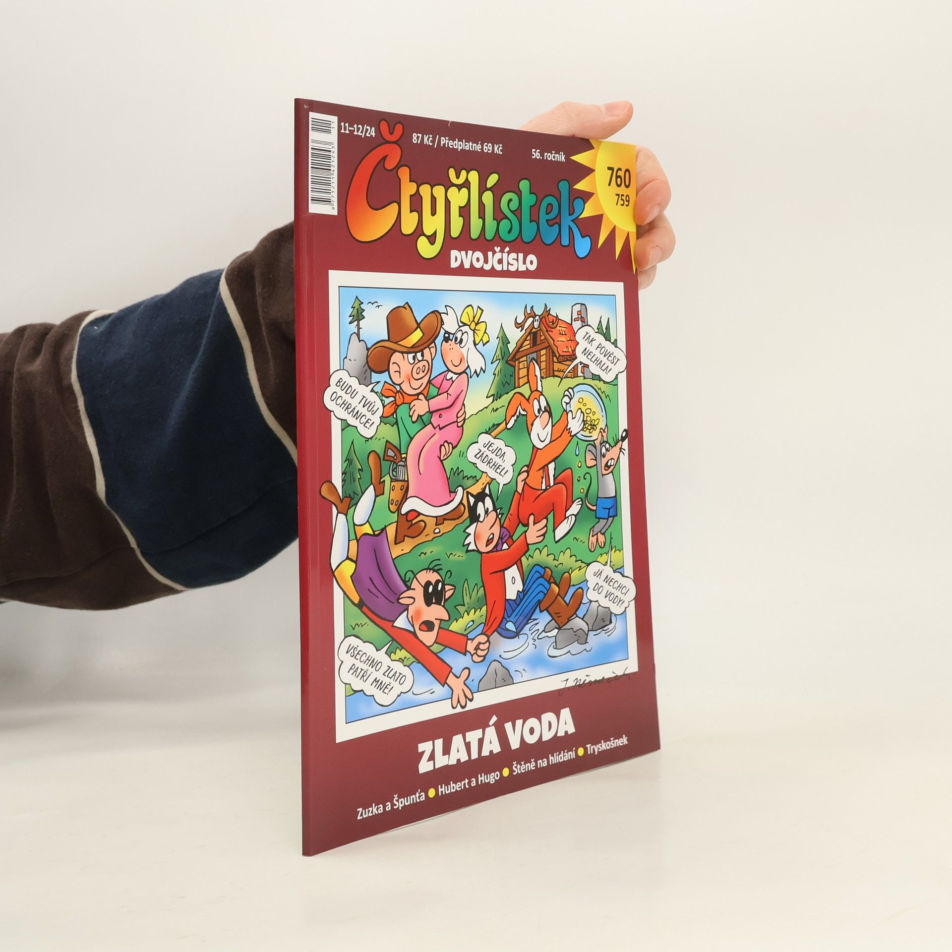 Autorenkollektiv Čtyřlístek dvojčíslo 759-760, 11-12/2024