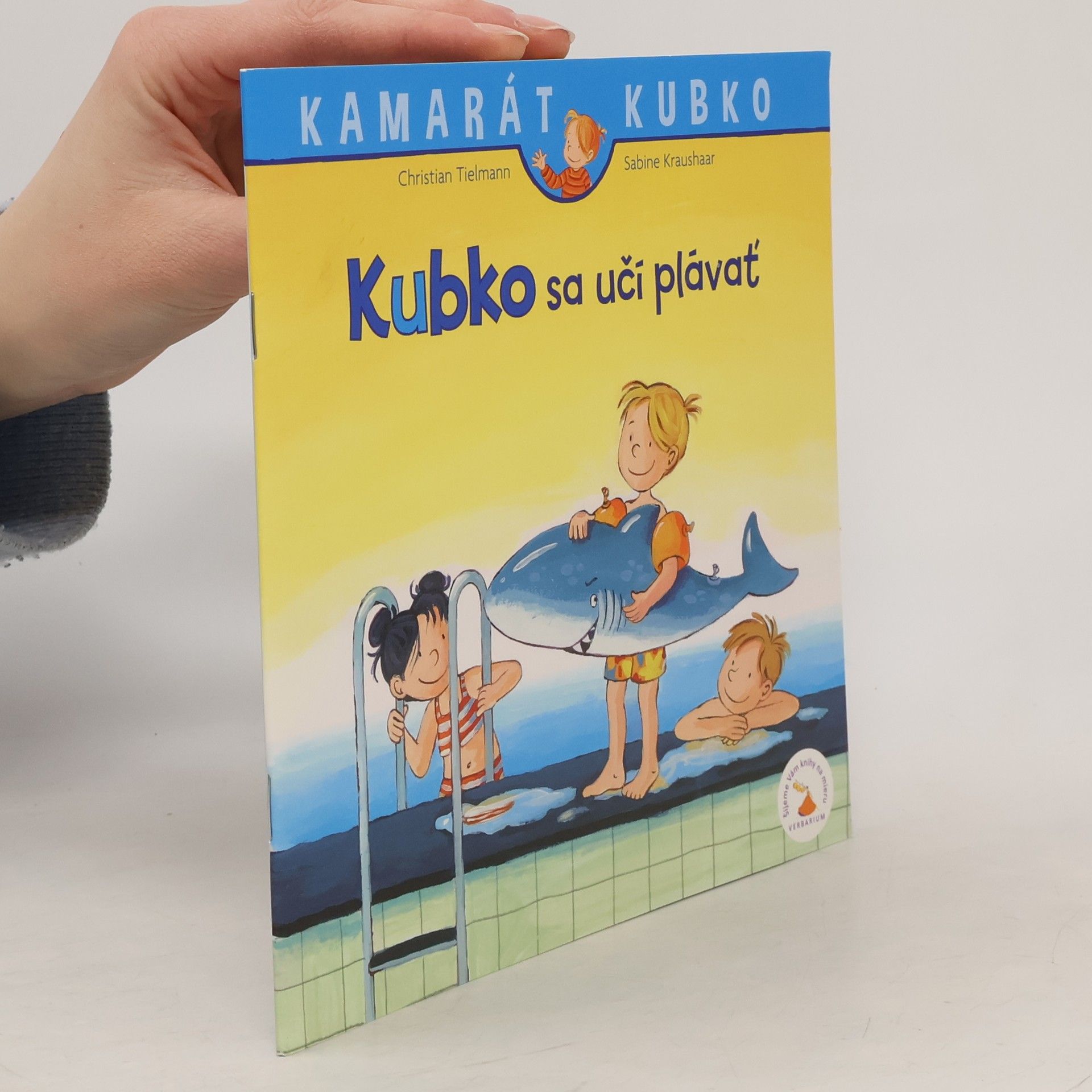 Sabine Kraushaar Kubko sa učí plávať