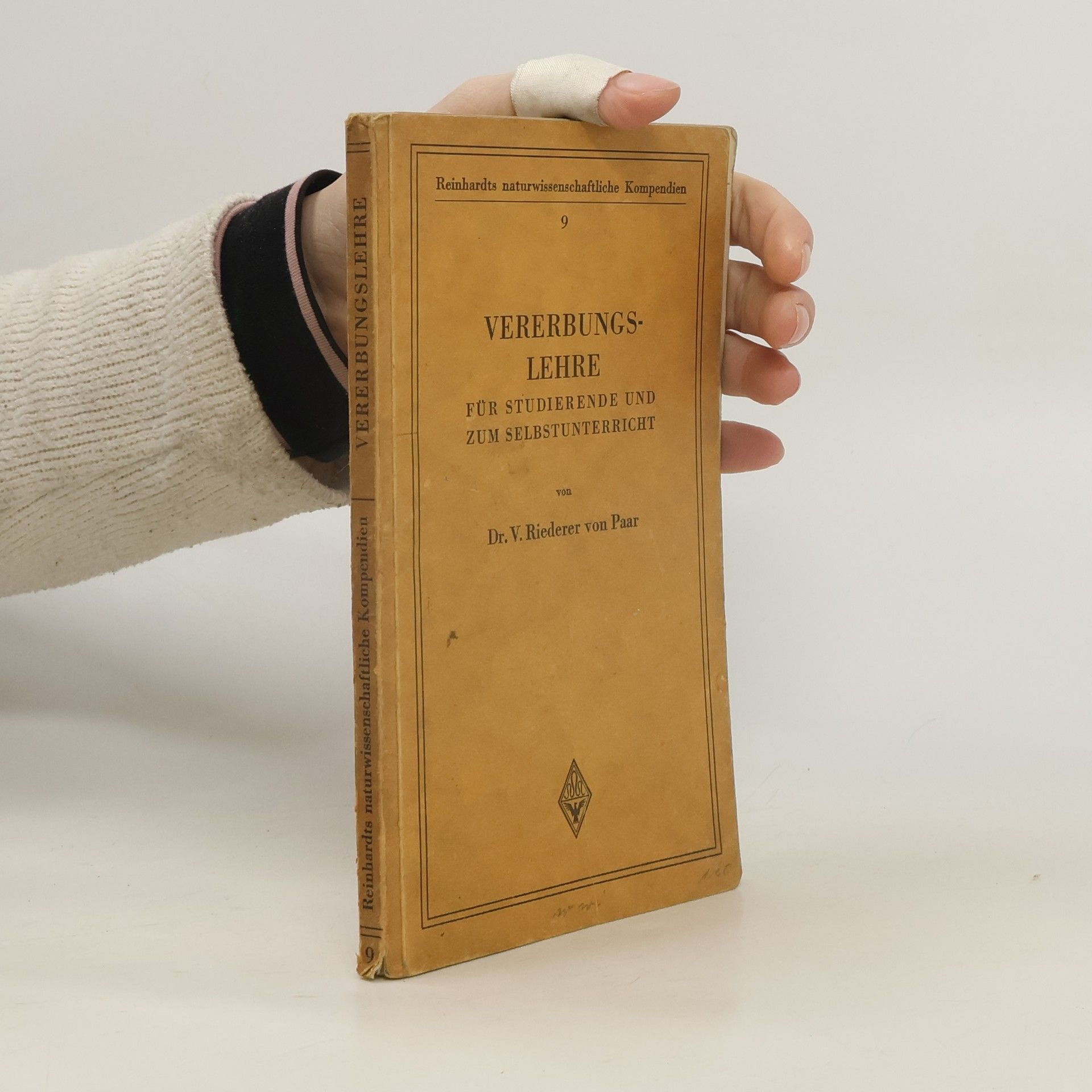 V. Riederer von Paar Vererbungslehre für Studierende und zum Selbstunterricht