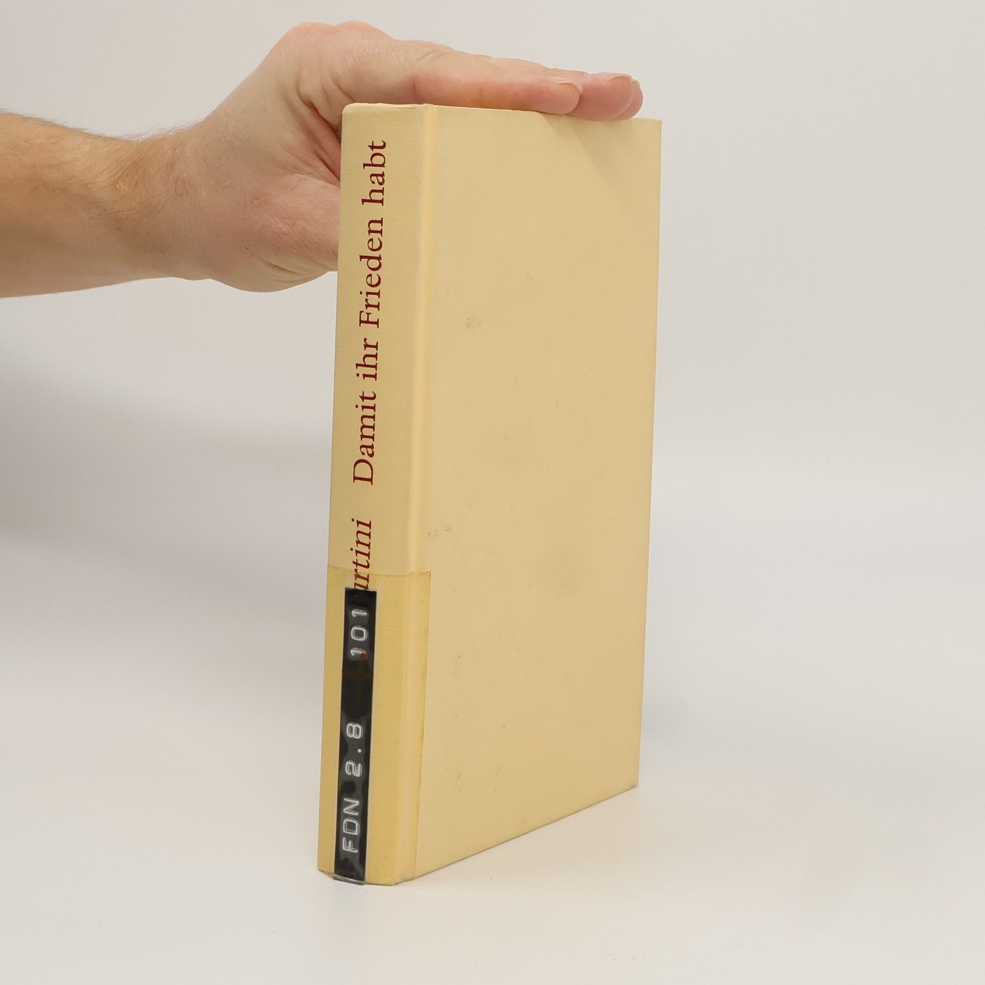 Carlo Maria Martini Damit ihr Frieden habt. Geistliches Leben nach dem Johannesevangelium.