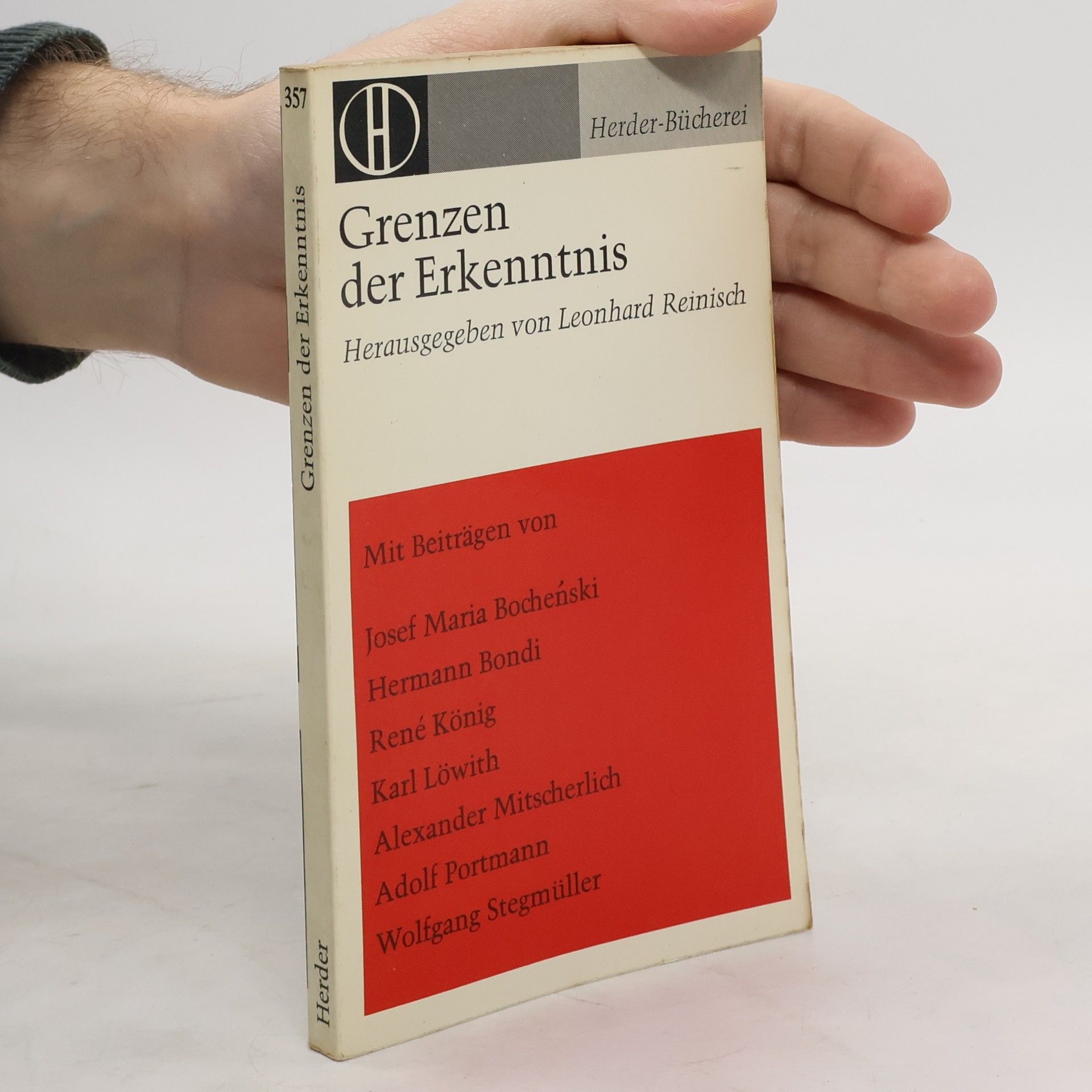 Leonhard Reinisch Grenzen der Erkenntnis