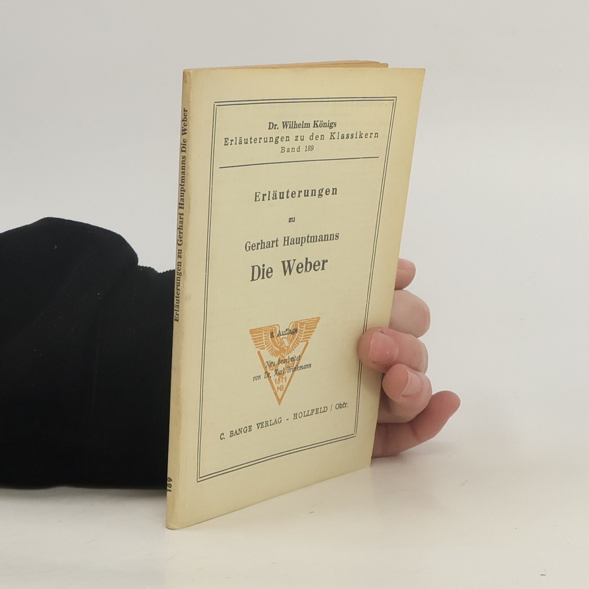 Gerhart Hauptmann Erläuterungen und Dokumente zu Gerhart Hauptmann: Die Weber