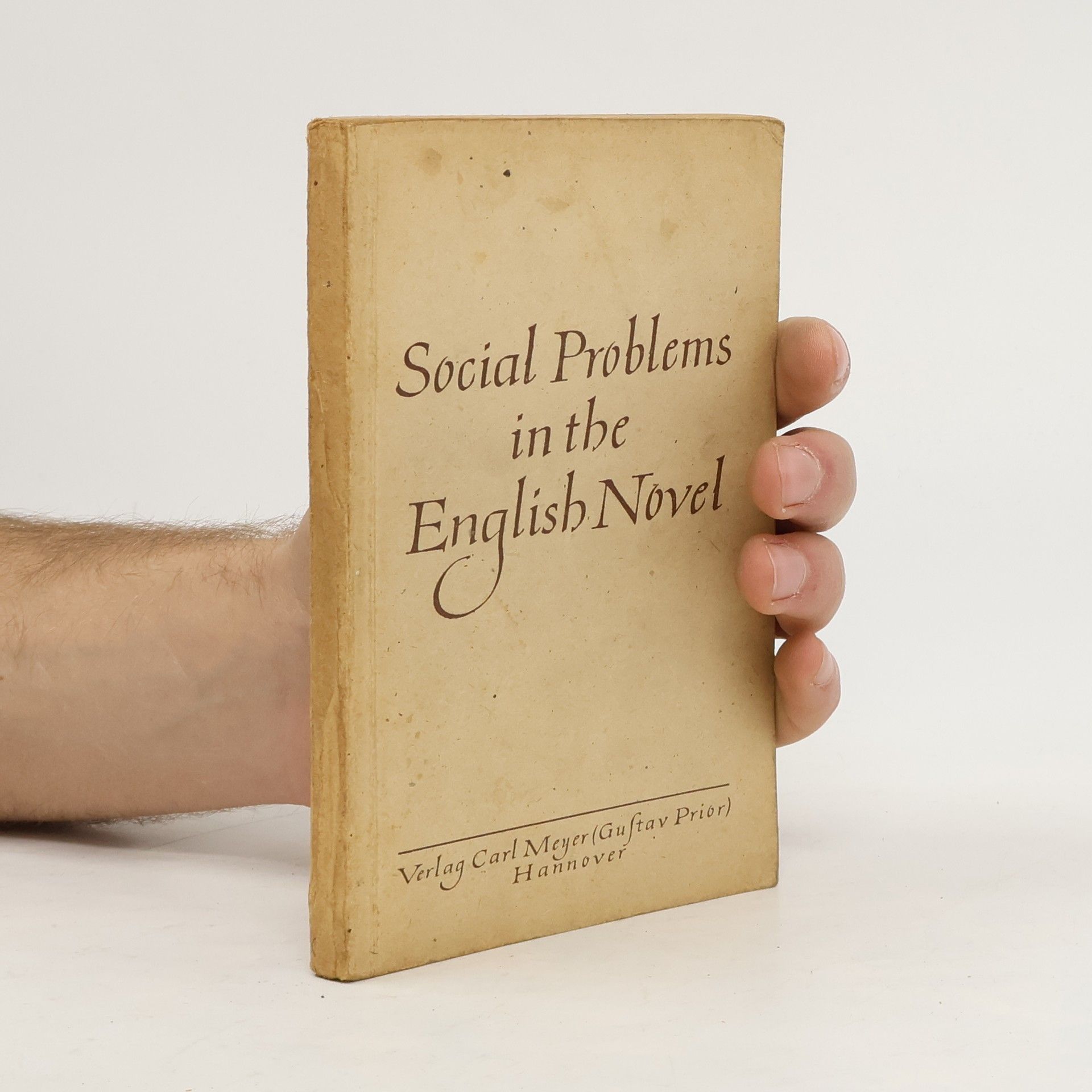 Heimo Manfred Schultze Social Problems in the English Novel of the 19th Century