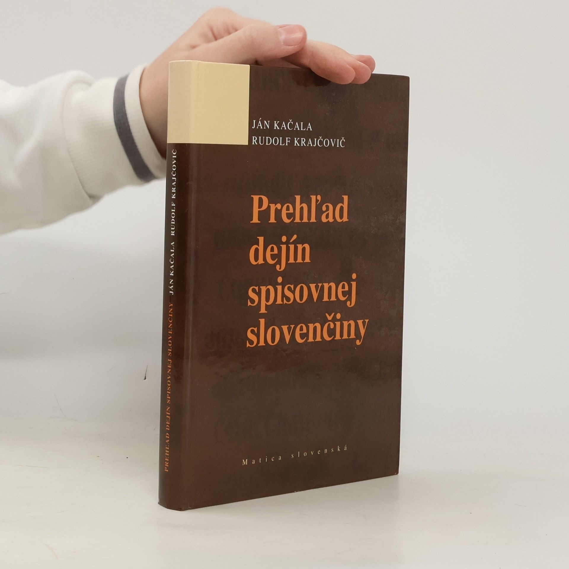 Ján Kačala Prehľad dejín spisovnej slovenčiny