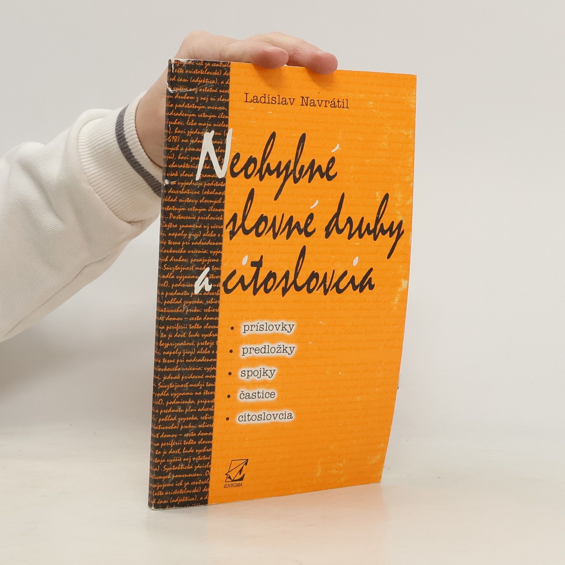 Ladislav Navrátil Neohybné slovné druhy a citoslovcia