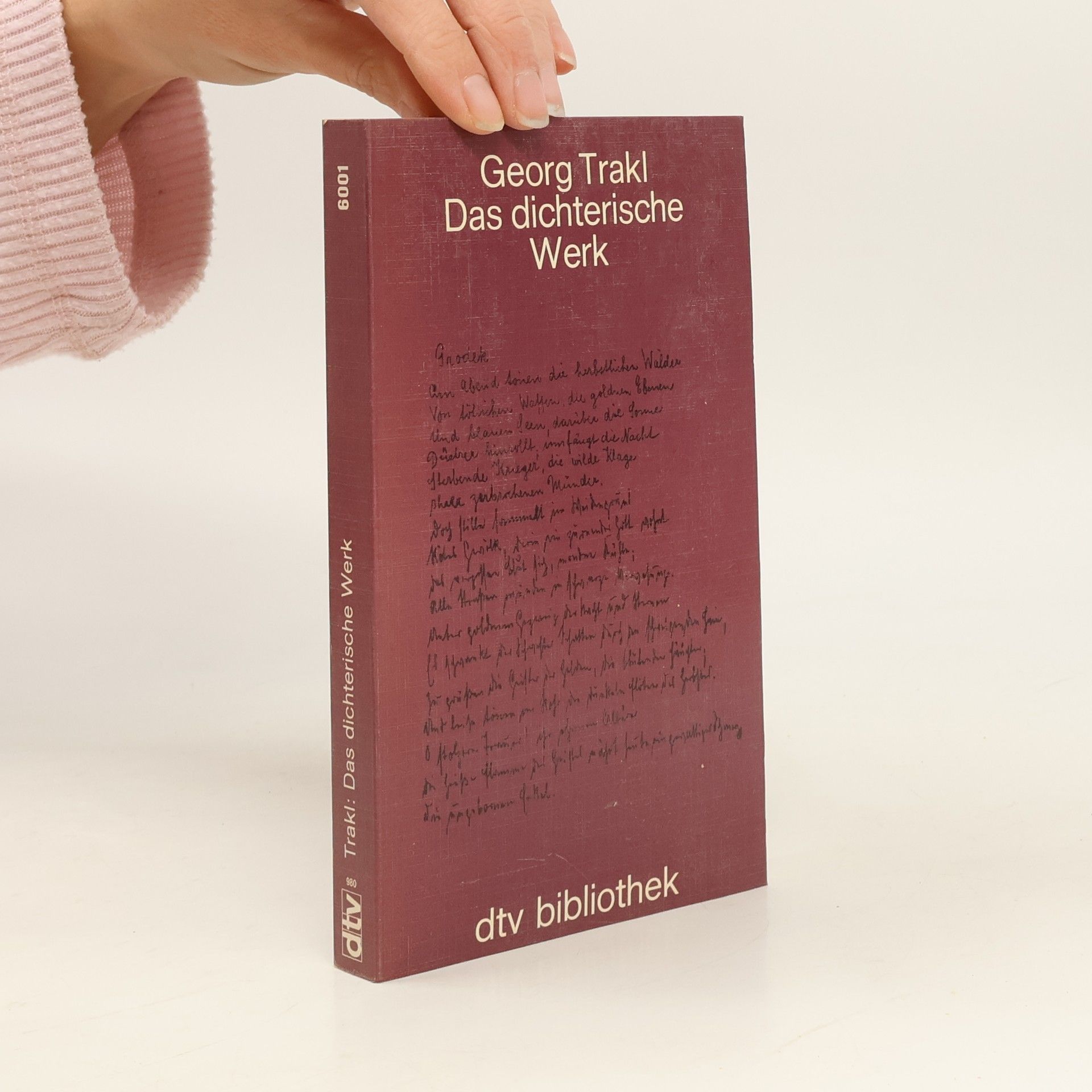 Georg Trakl Das dichterische Werk