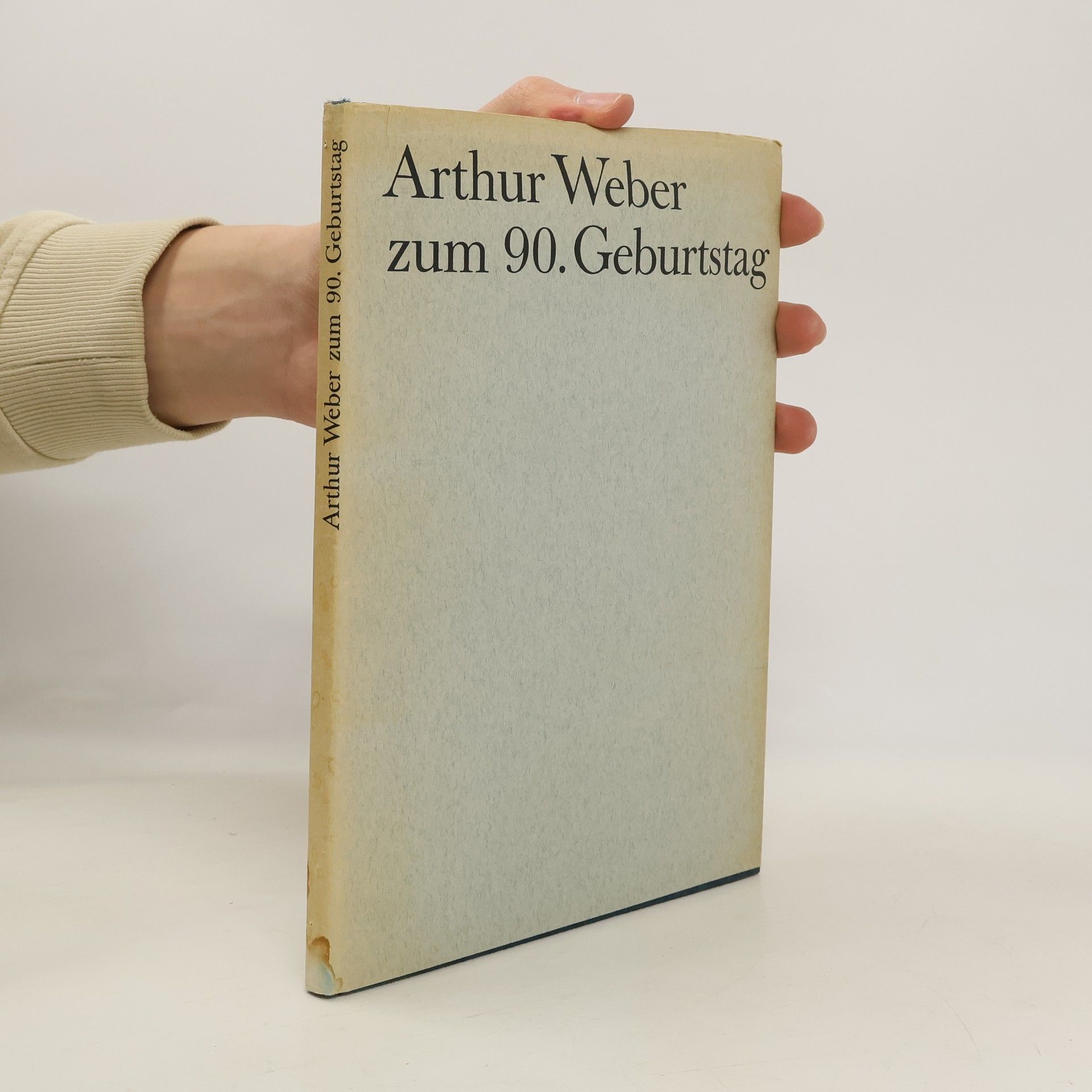 Arthur Weber zum 90. Geburtstag