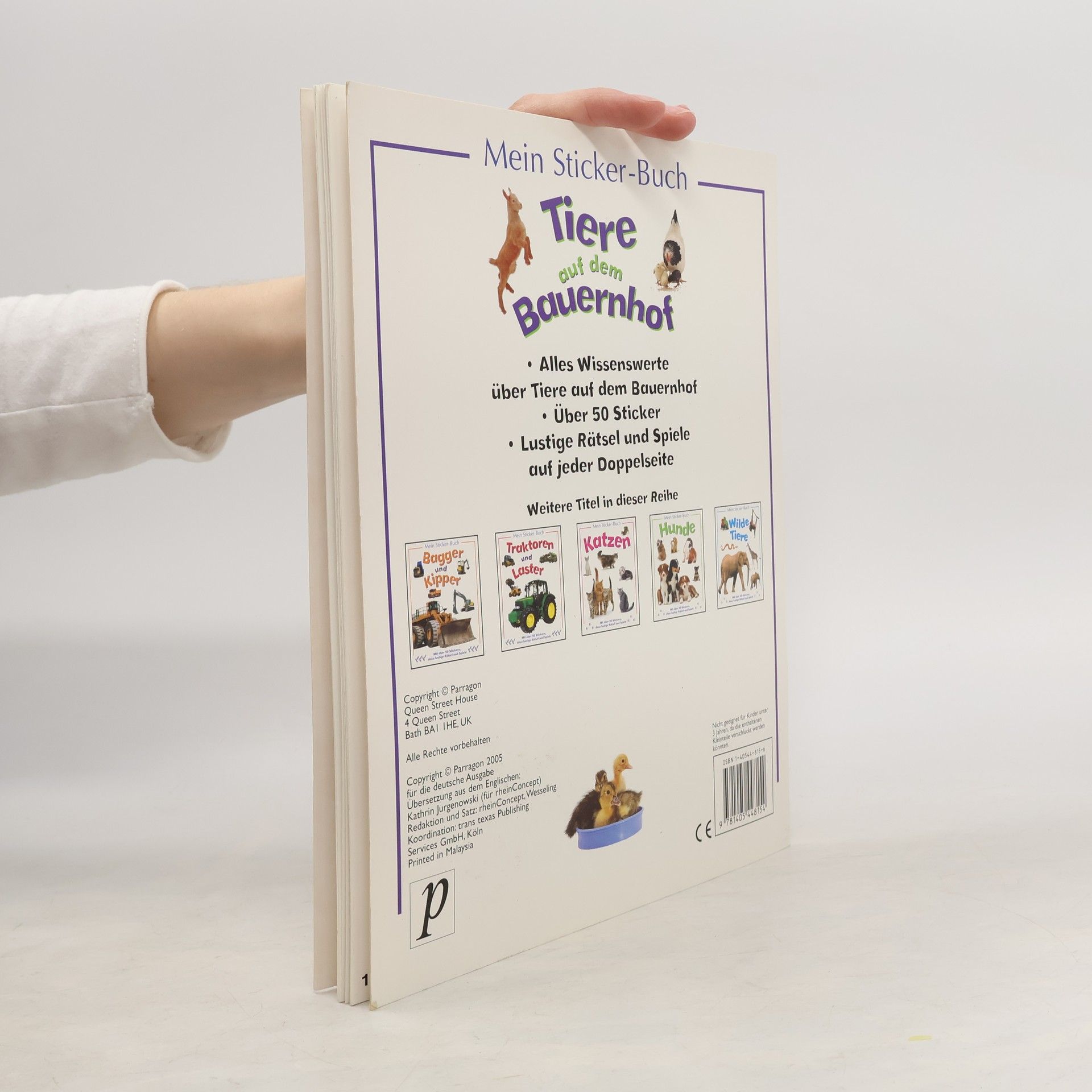 Mein Sticker-Buch: Tiere auf dem Bauernhof