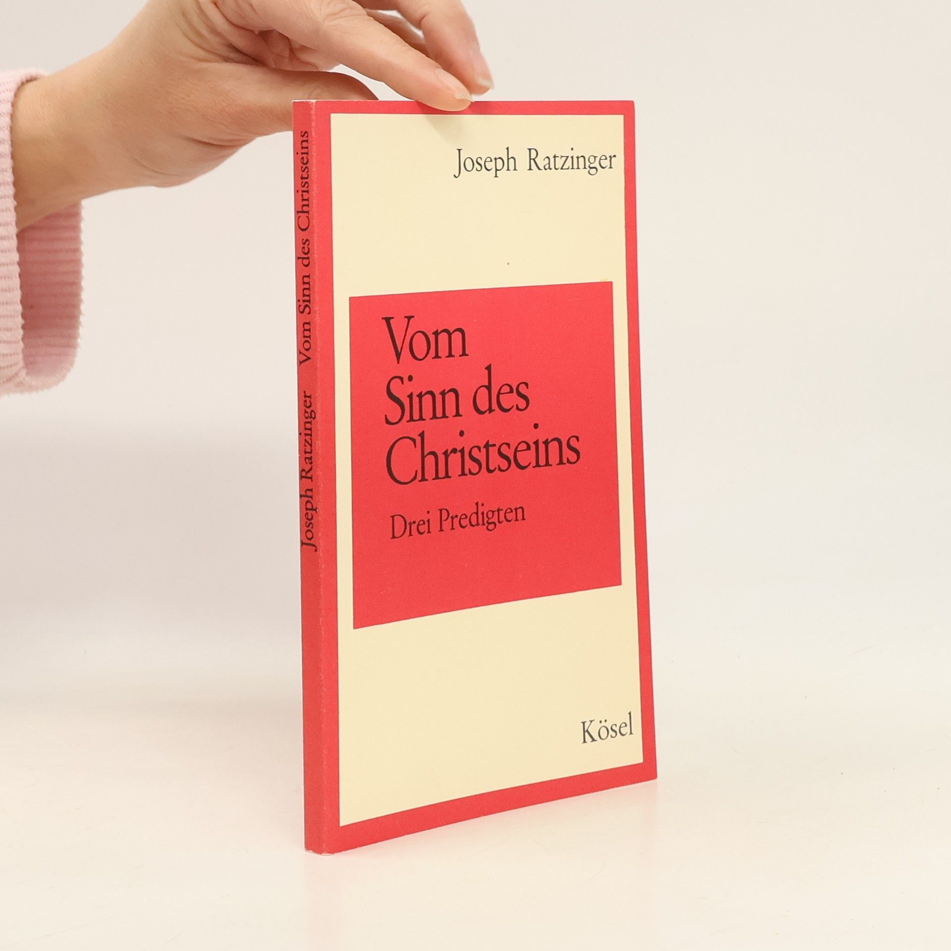 Benedict XVI Vom Sinn des Christseins