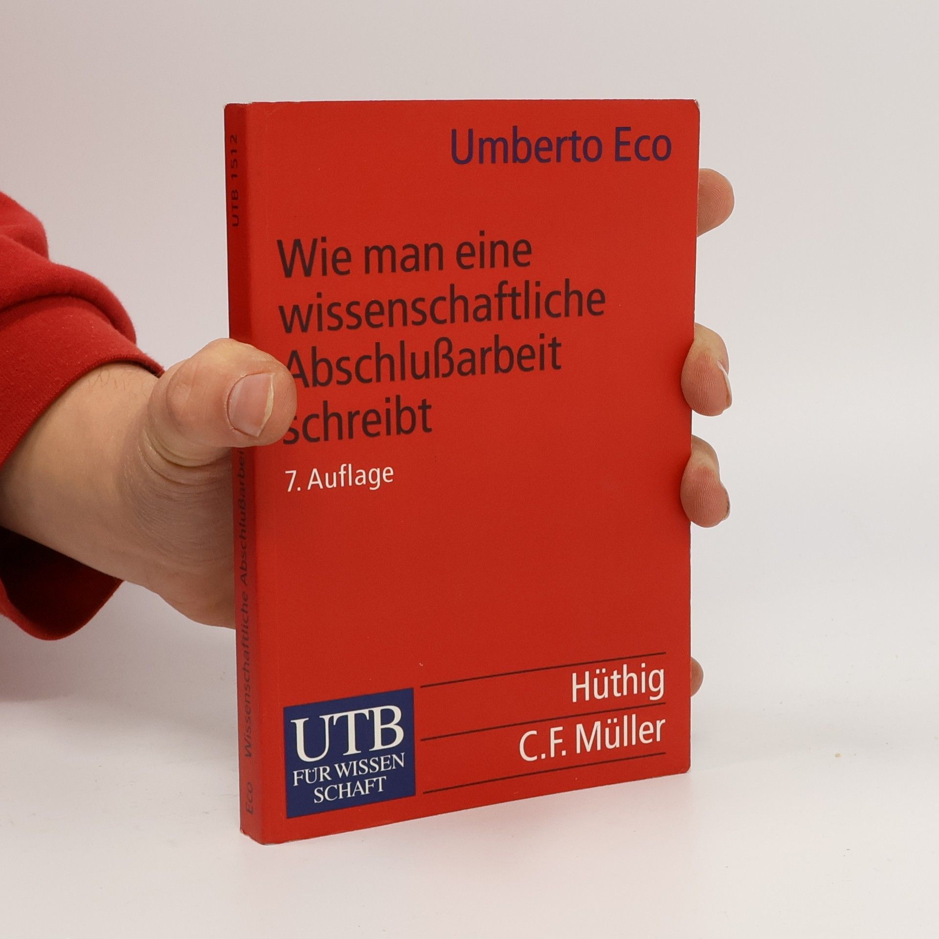 Umberto Eco Wie man eine wissenschaftliche Abschlußarbeit schreibt