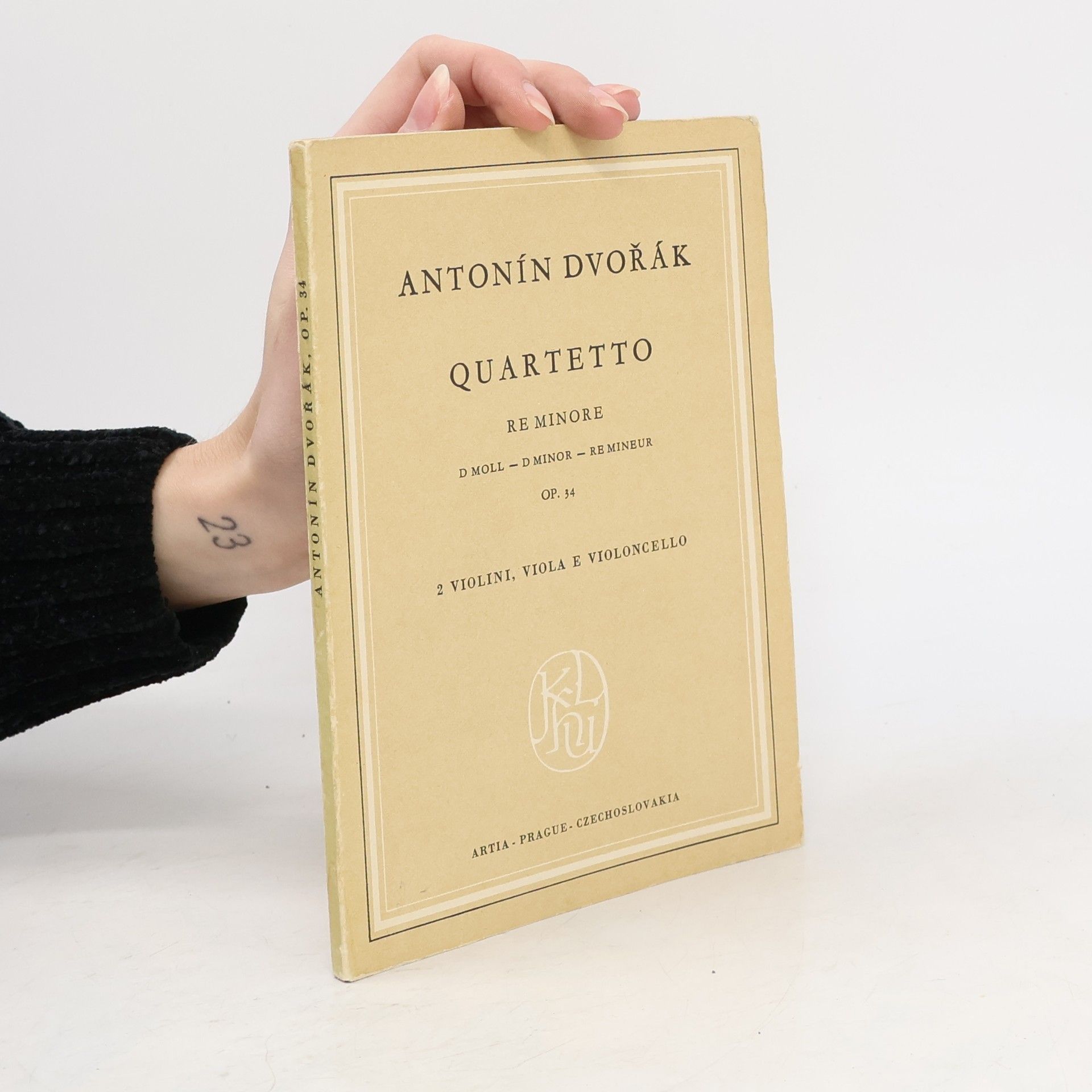 Antonín Dvořák Quartetto re minore