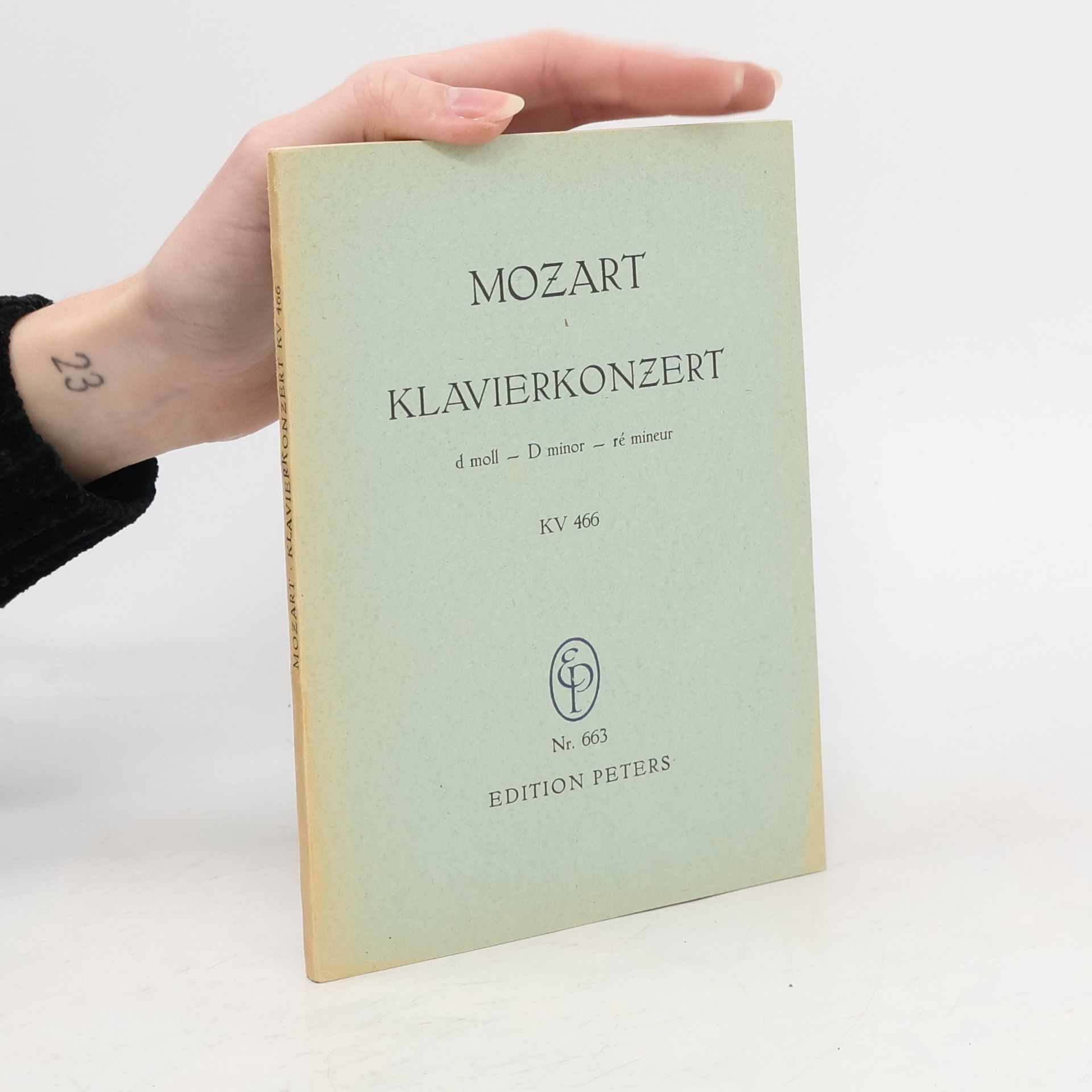 Wolfgang Amadeus Mozart Klavierkonzert D-moll - D-minor - ré mineur