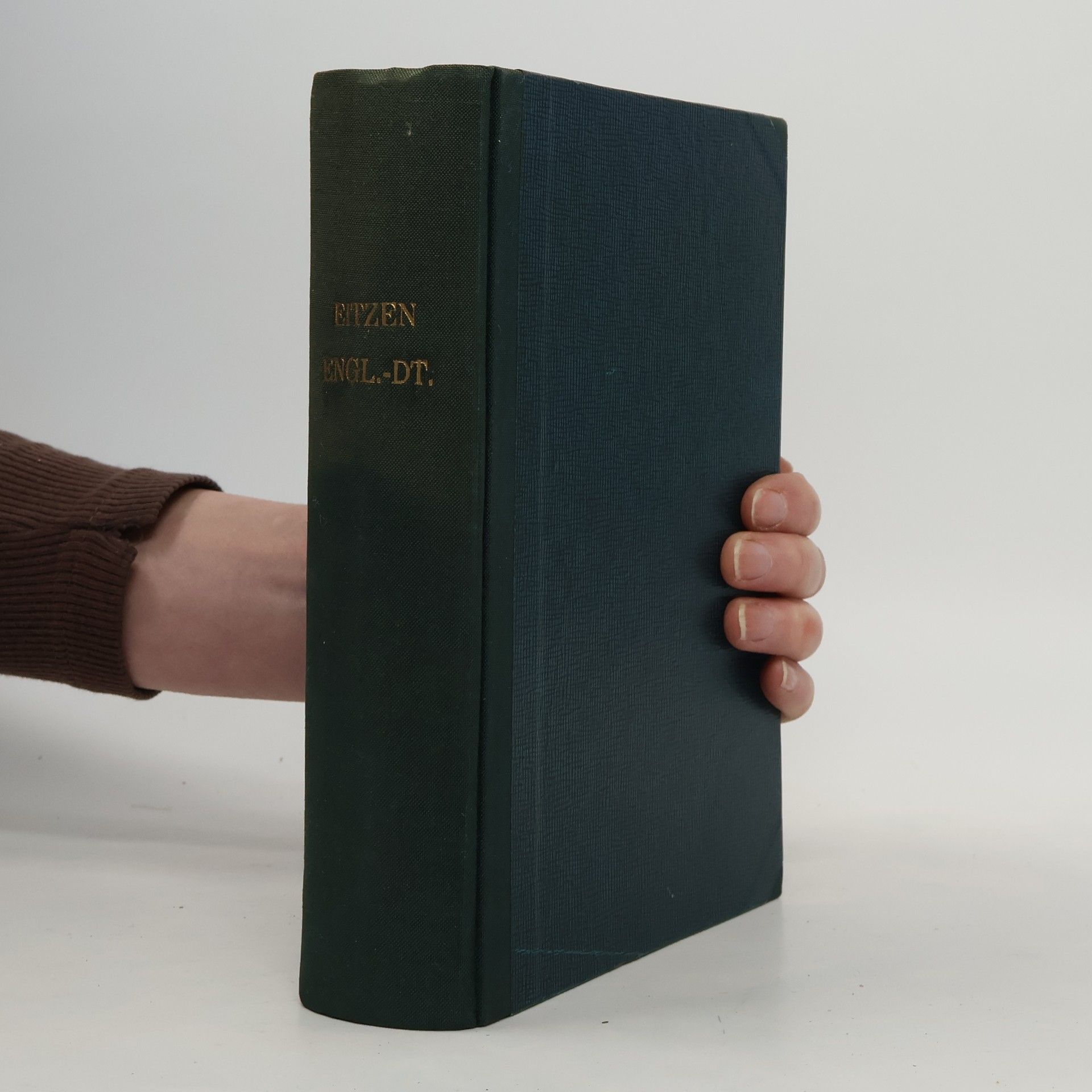 F. W. Eitzen Commercial Dictionary English German Part