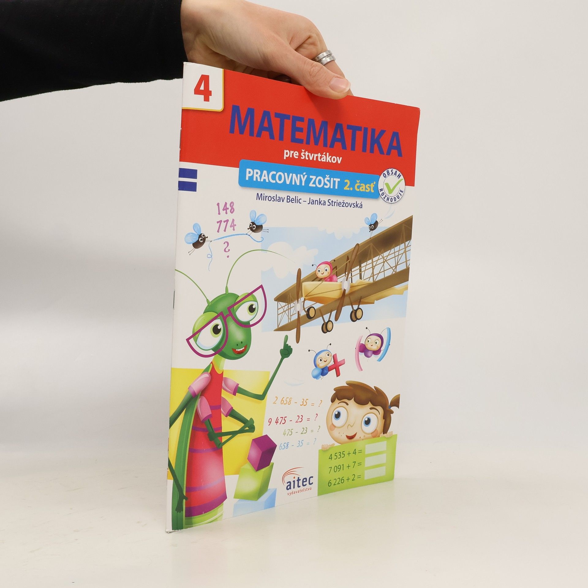 Miroslav Belic Matematika pre štvrtákov - pracovný zošit 2. časť