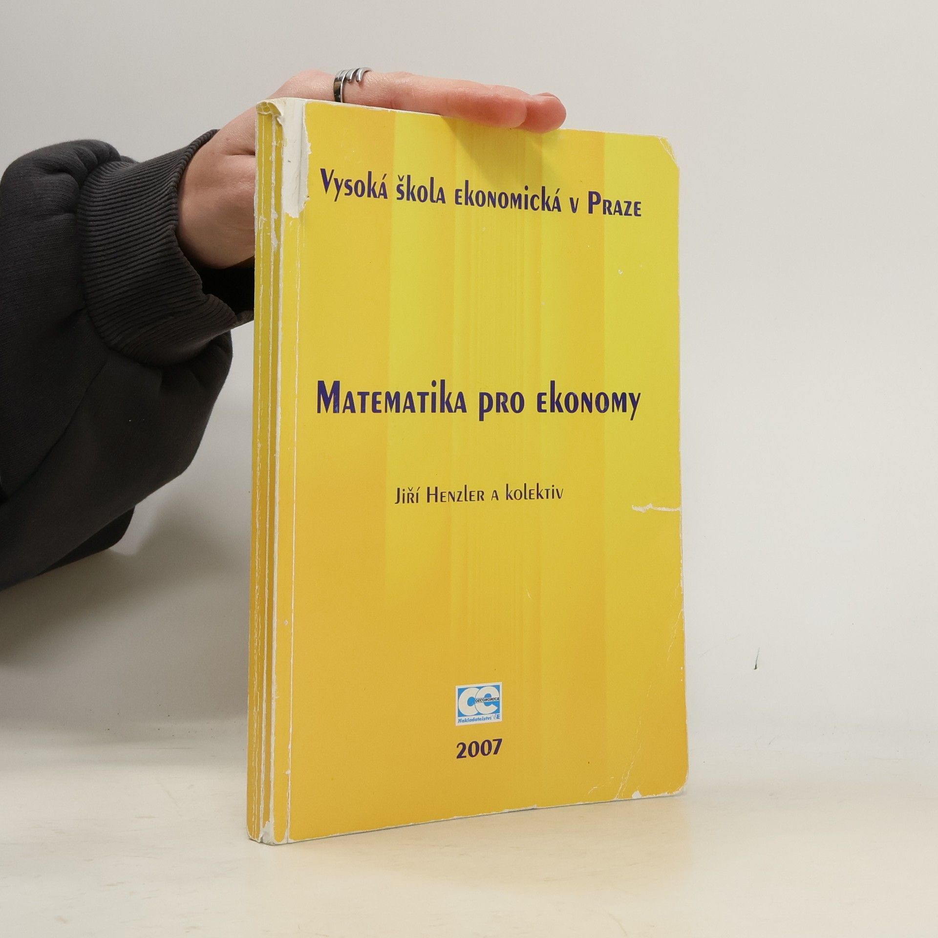 Jiří Henzler Matematika pro ekonomy