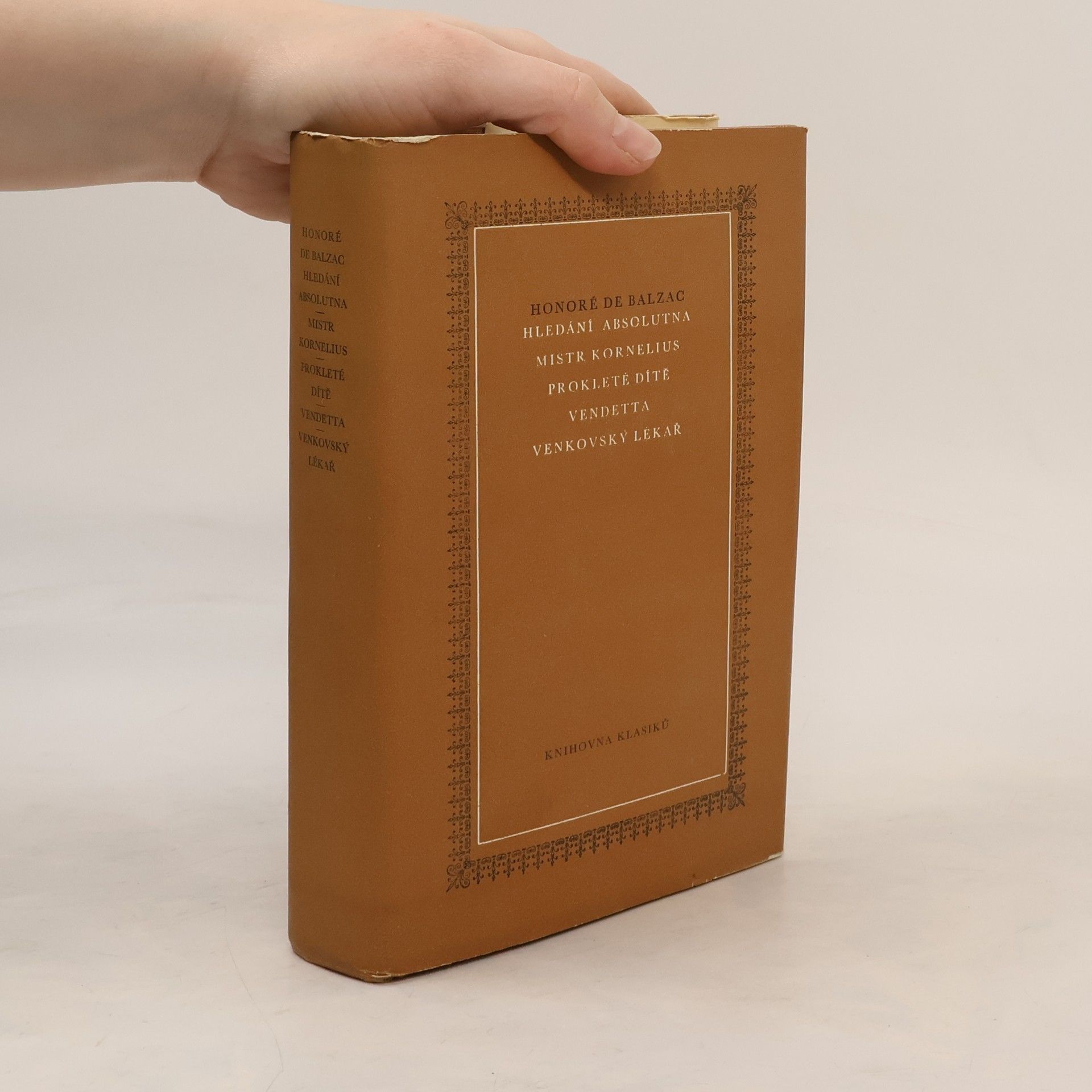 Honoré de Balzac Hledání absolutna. Mistr Kornelius. Prokleté dítě. Vendetta. Venkovský lékař