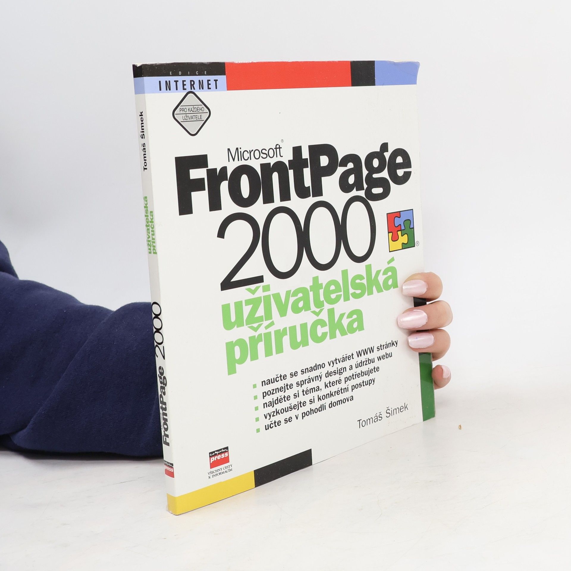 Tomáš Šimek Microsoft FrontPage 2000 : uživatelská příručka