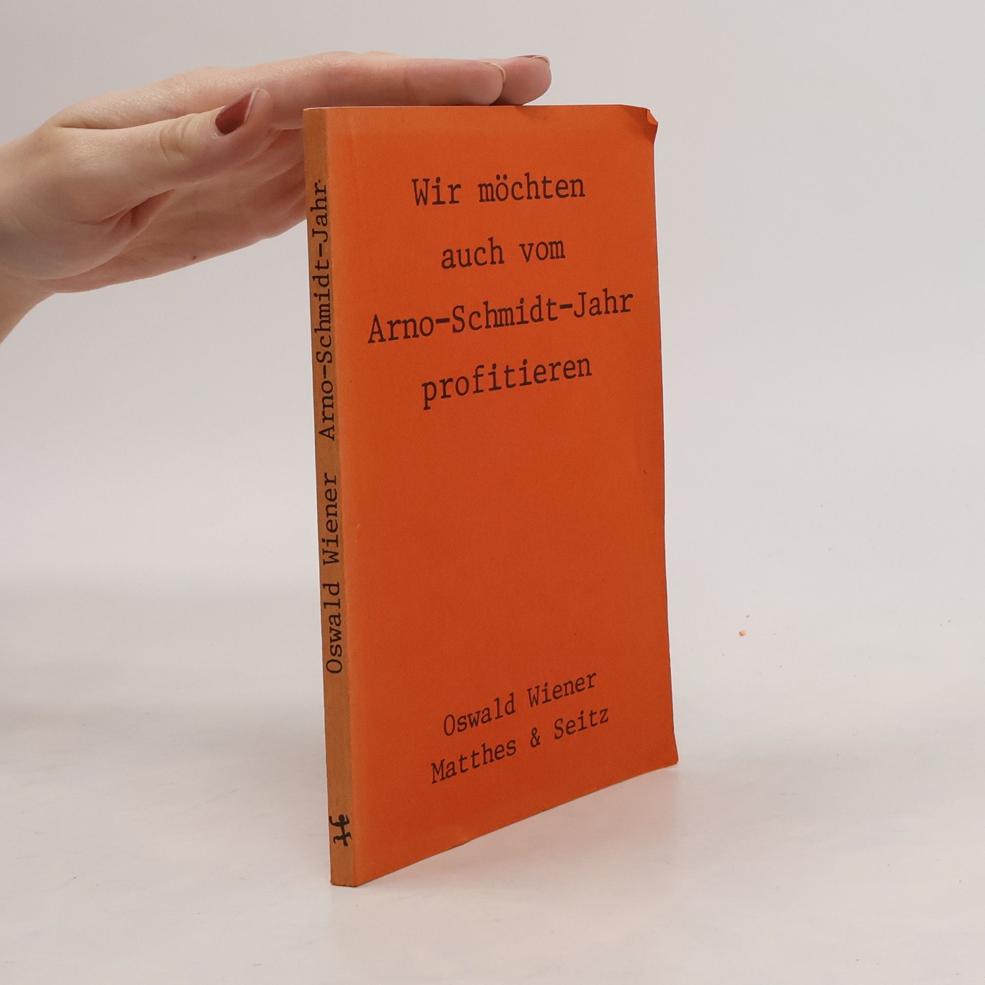 Wir möchten auch vom Arno-Schmidt-Jahr profitieren