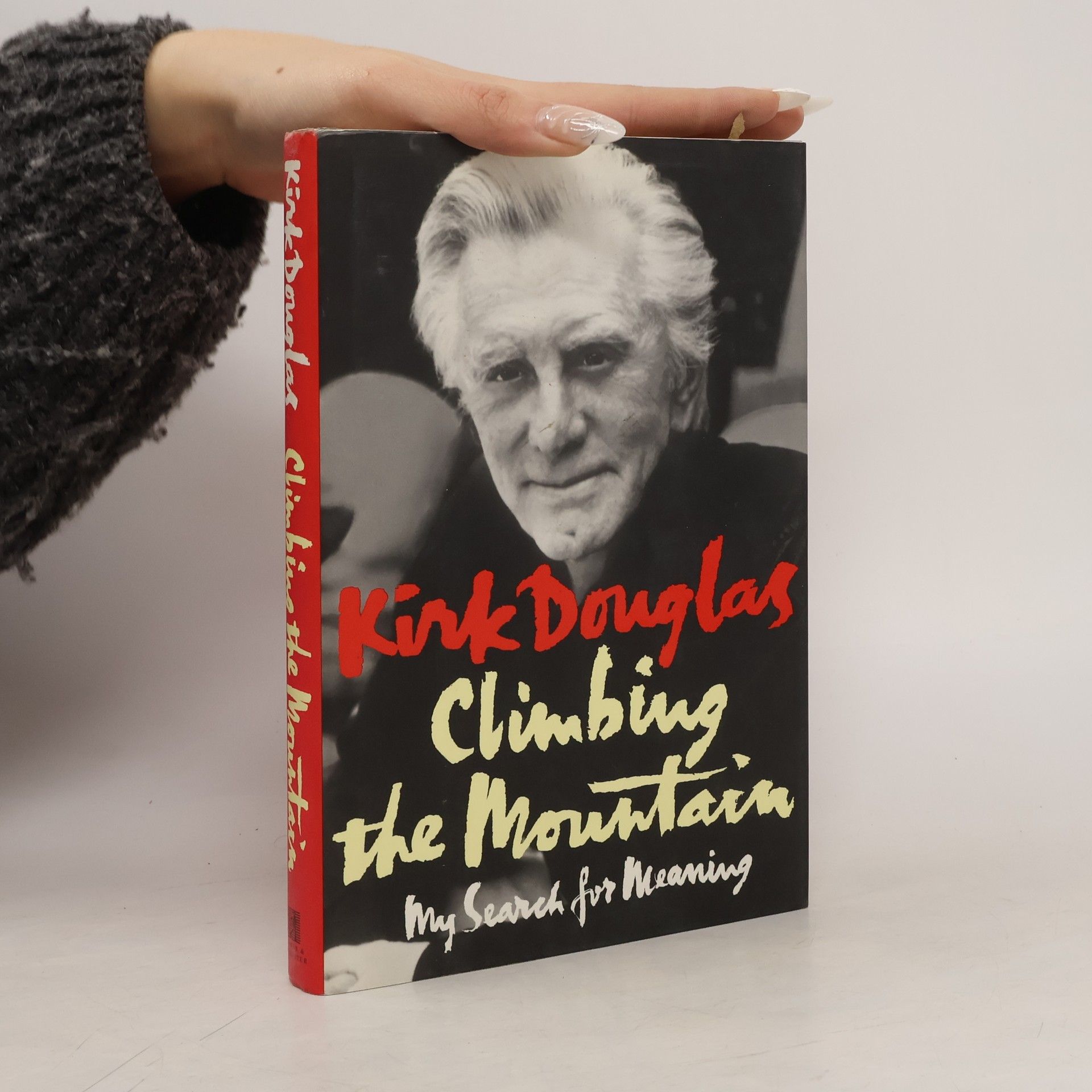 Kirk Douglas Climbing the Mountain