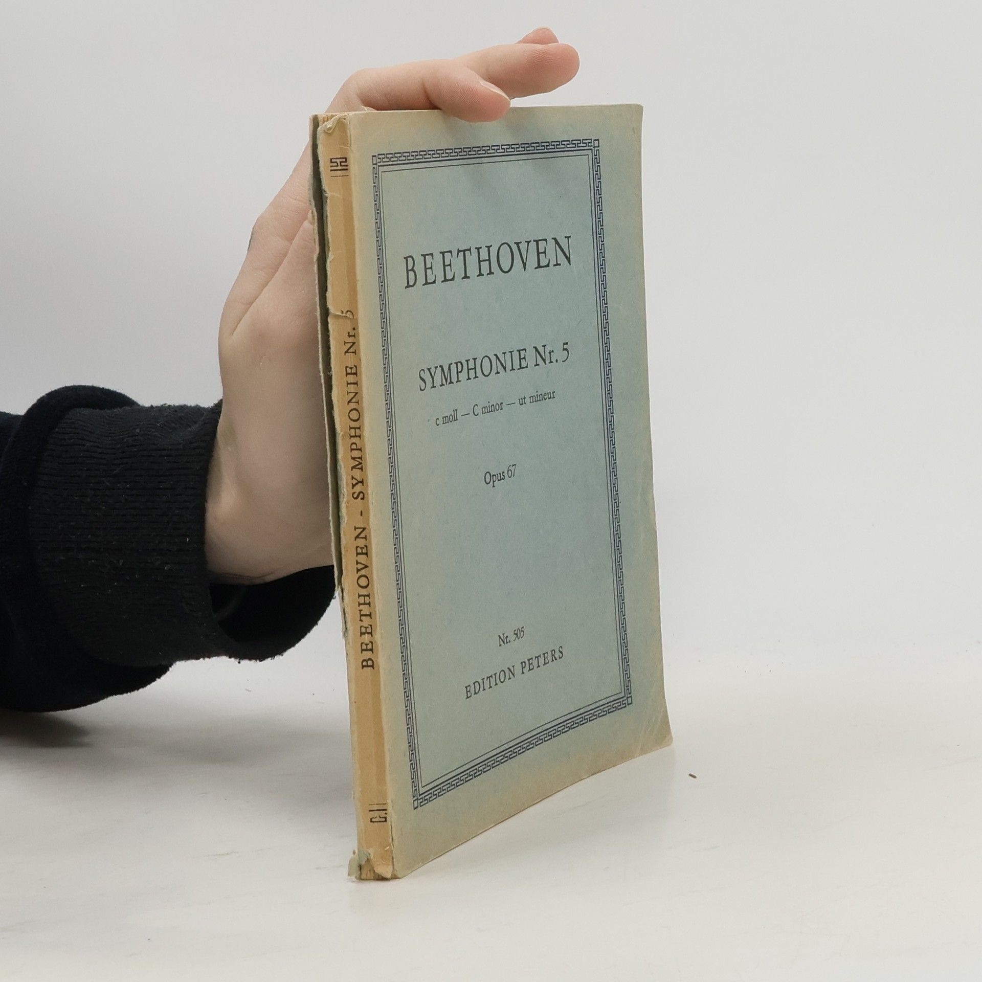 Ludwig van Beethoven Beethoven. Symphonie Nr. 5. C moll - C minor - ut mineur. Opus 67