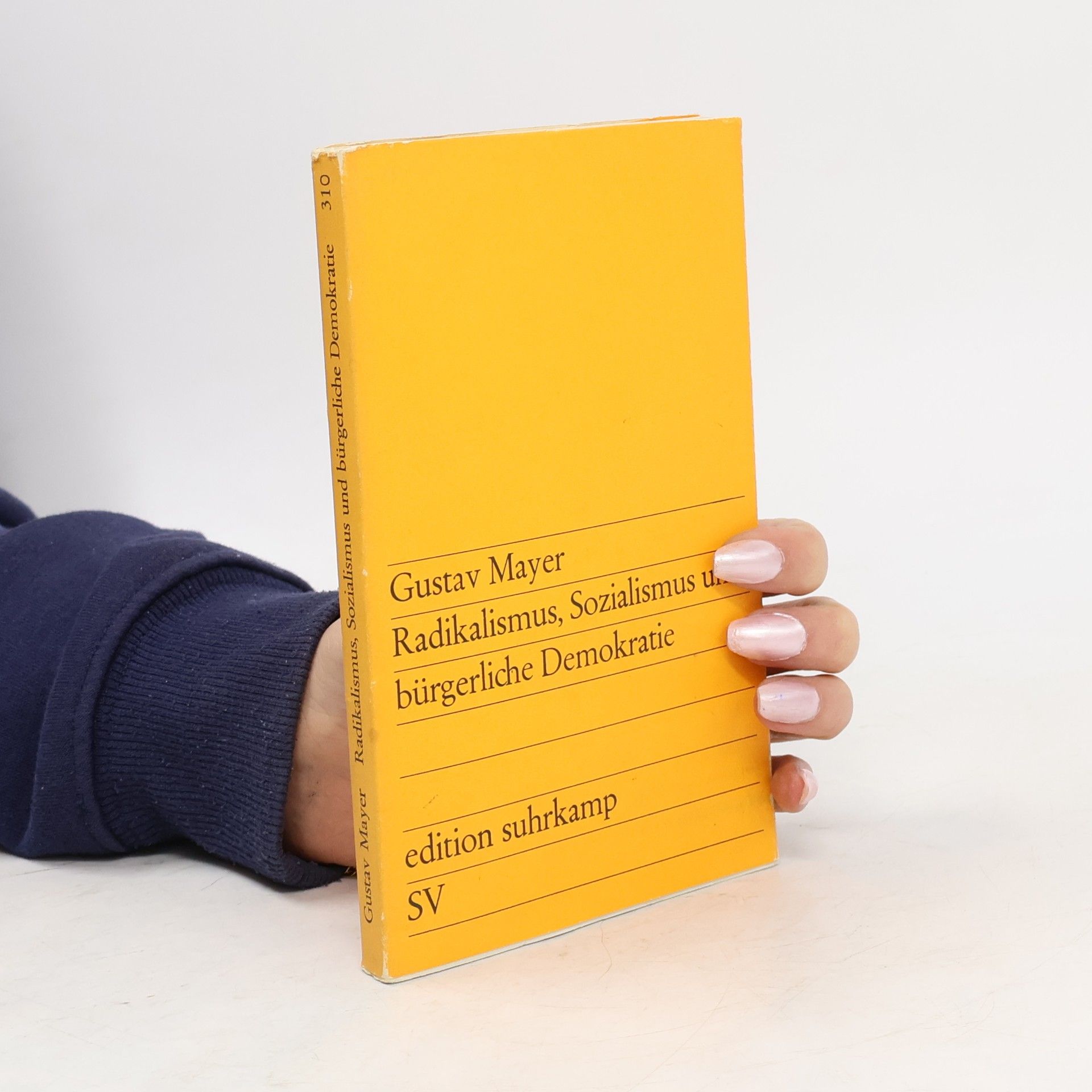 Gustav Mayer Radikalismus, Sozialismus und bürgerliche Demokratie