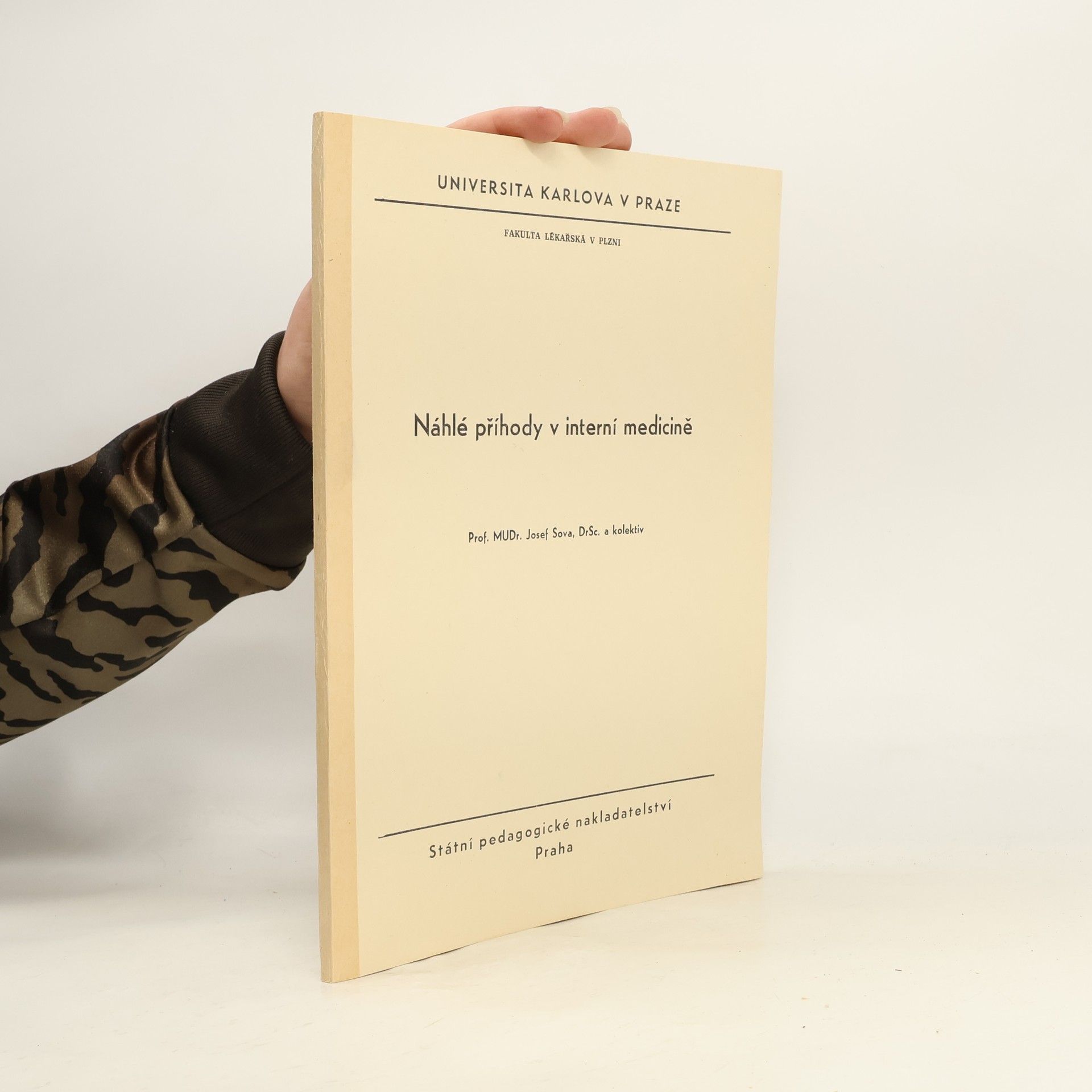Josef Sova Náhlé příhody v interní medicíně