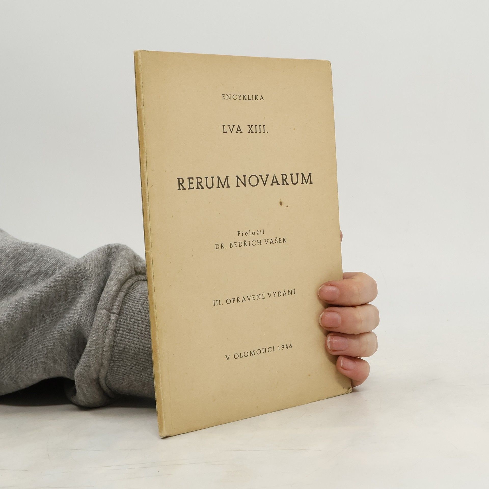 Various authors Encyklika Lva XIII, Rerum novarum