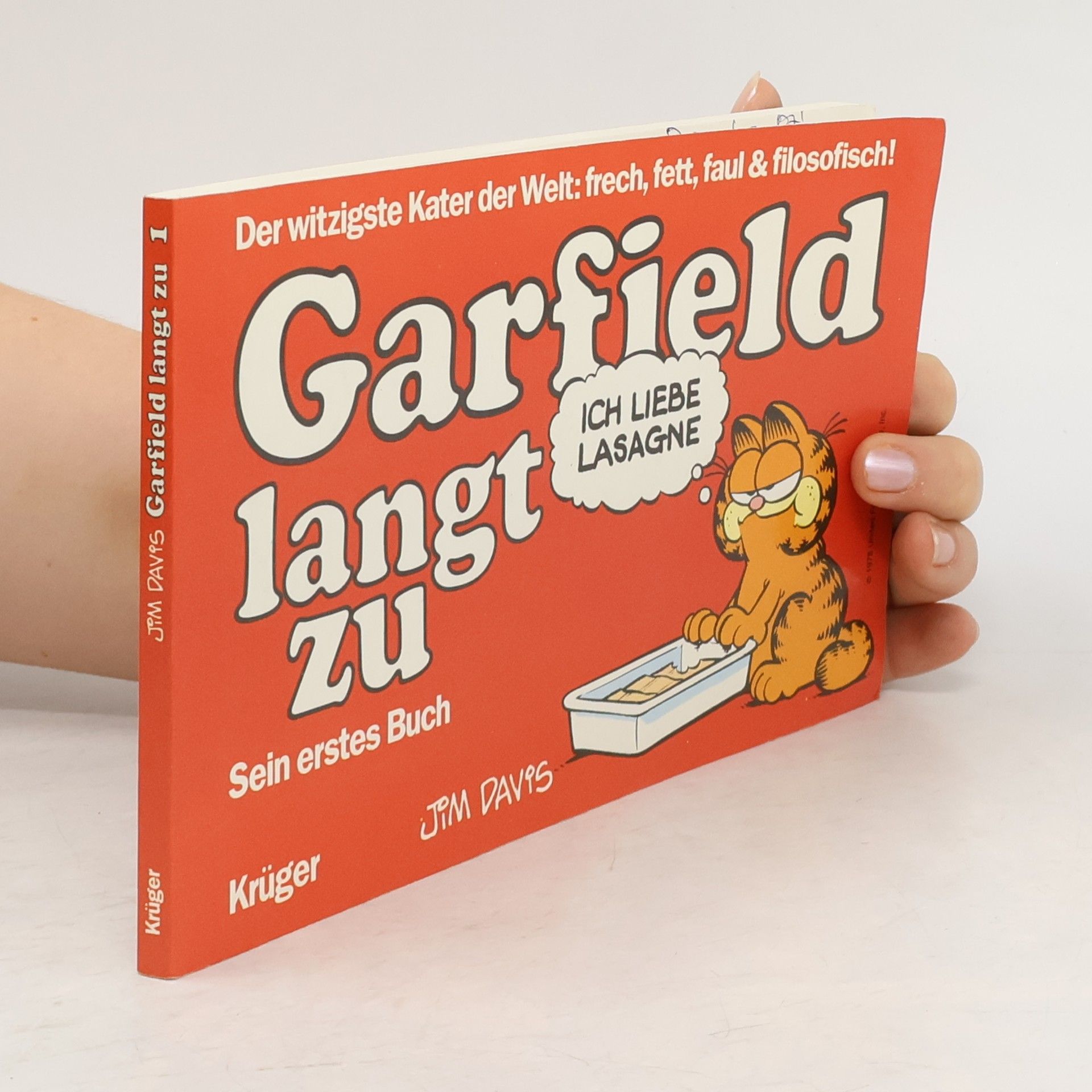 Jim Davis Garfield langt zu