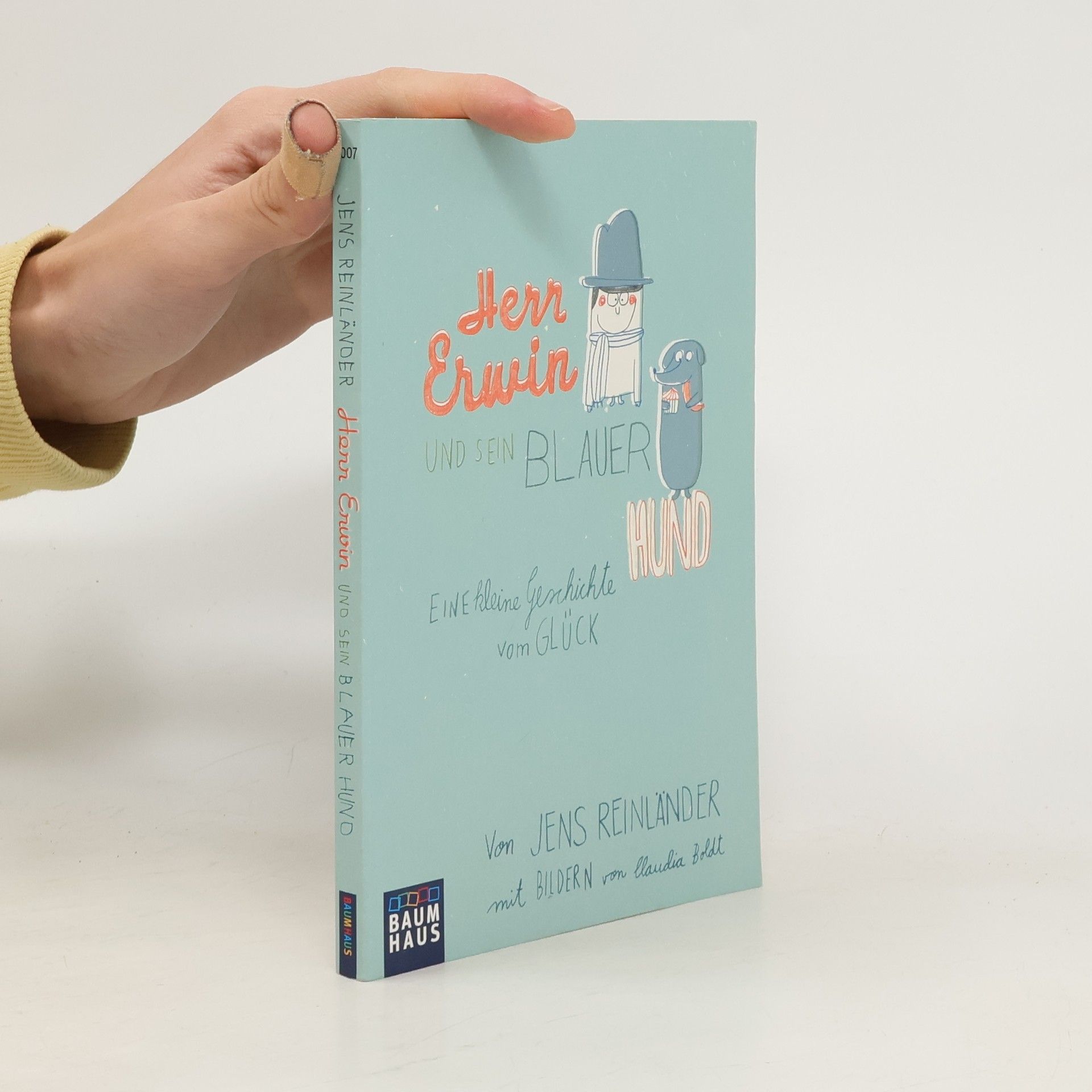 Herr Erwin und sein blauer Hund