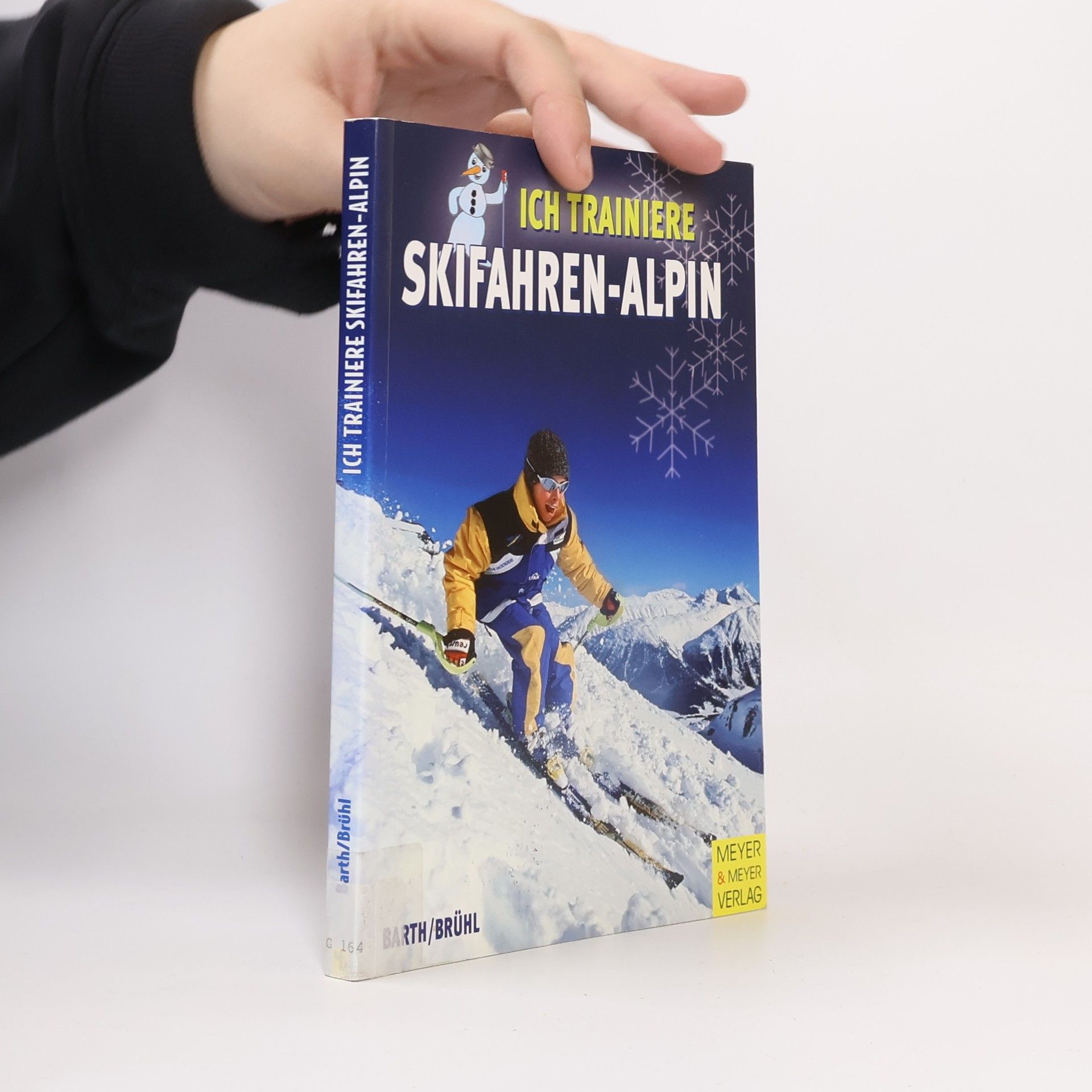 Ich trainiere Skifahren-alpin