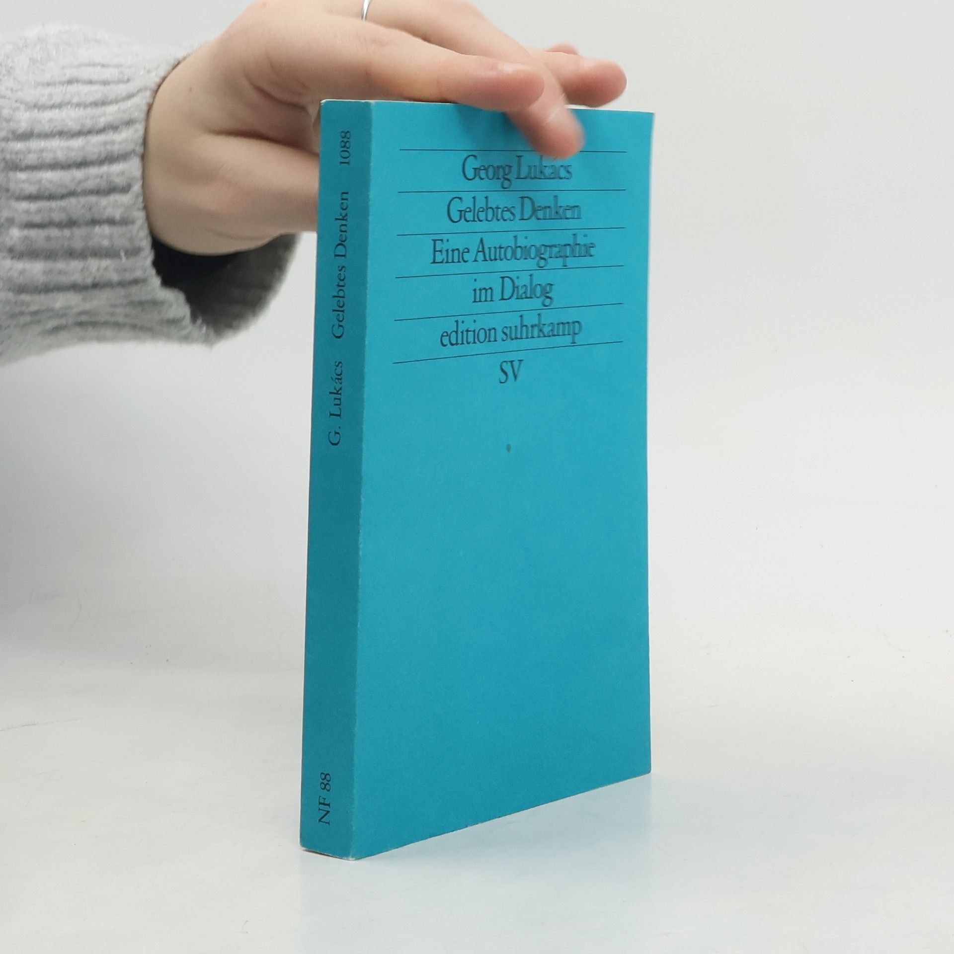 György Lukács edition suhrkamp: Gelebtes Denken