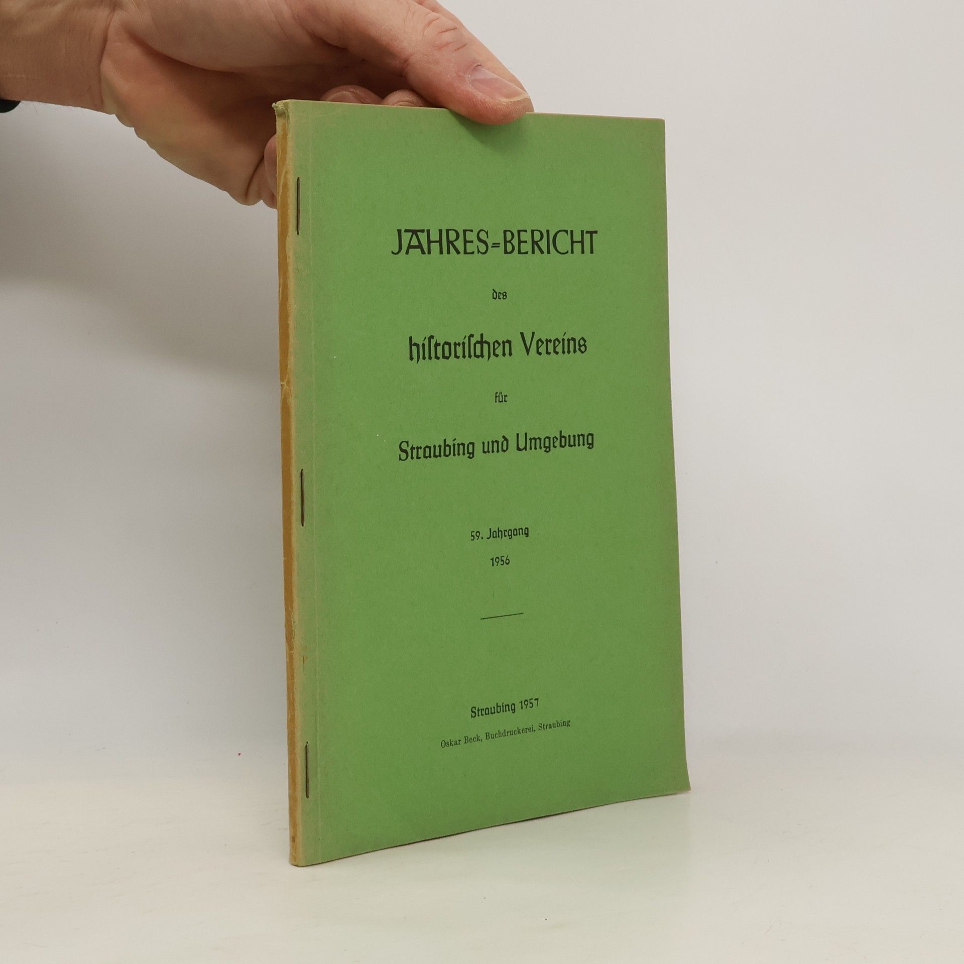 Autorenkollektiv Jahres-Bericht des historischen Vereins für Straubing und Umgebung