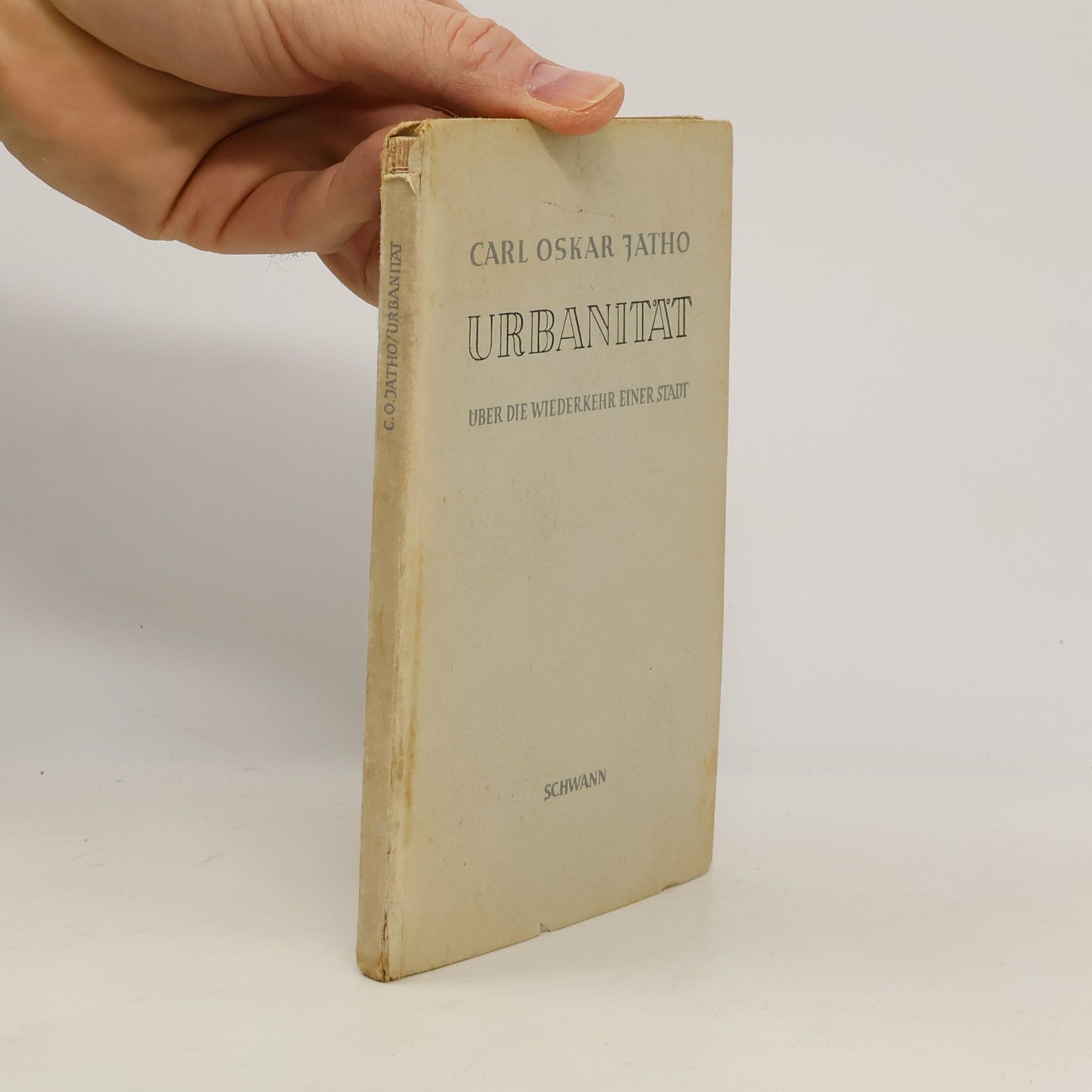 Carl Oskar Jatho Urbanität