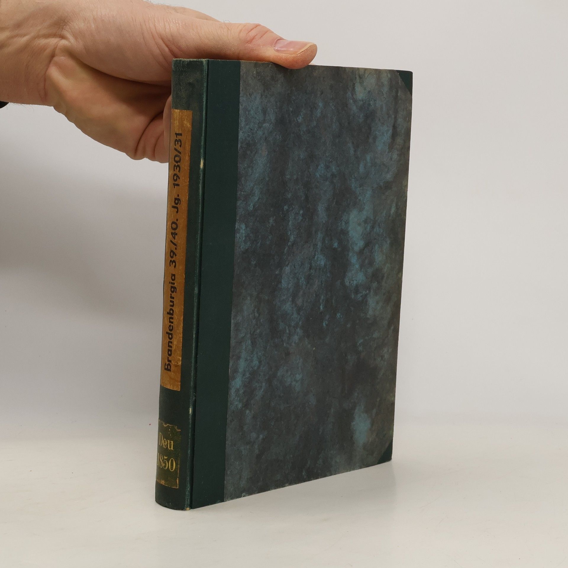 Autores varios Brandenburgia. Monatsblatt der Gesellschaft für Heimatkunde und Heimatschutz in der Mark Brandenburg Berlin