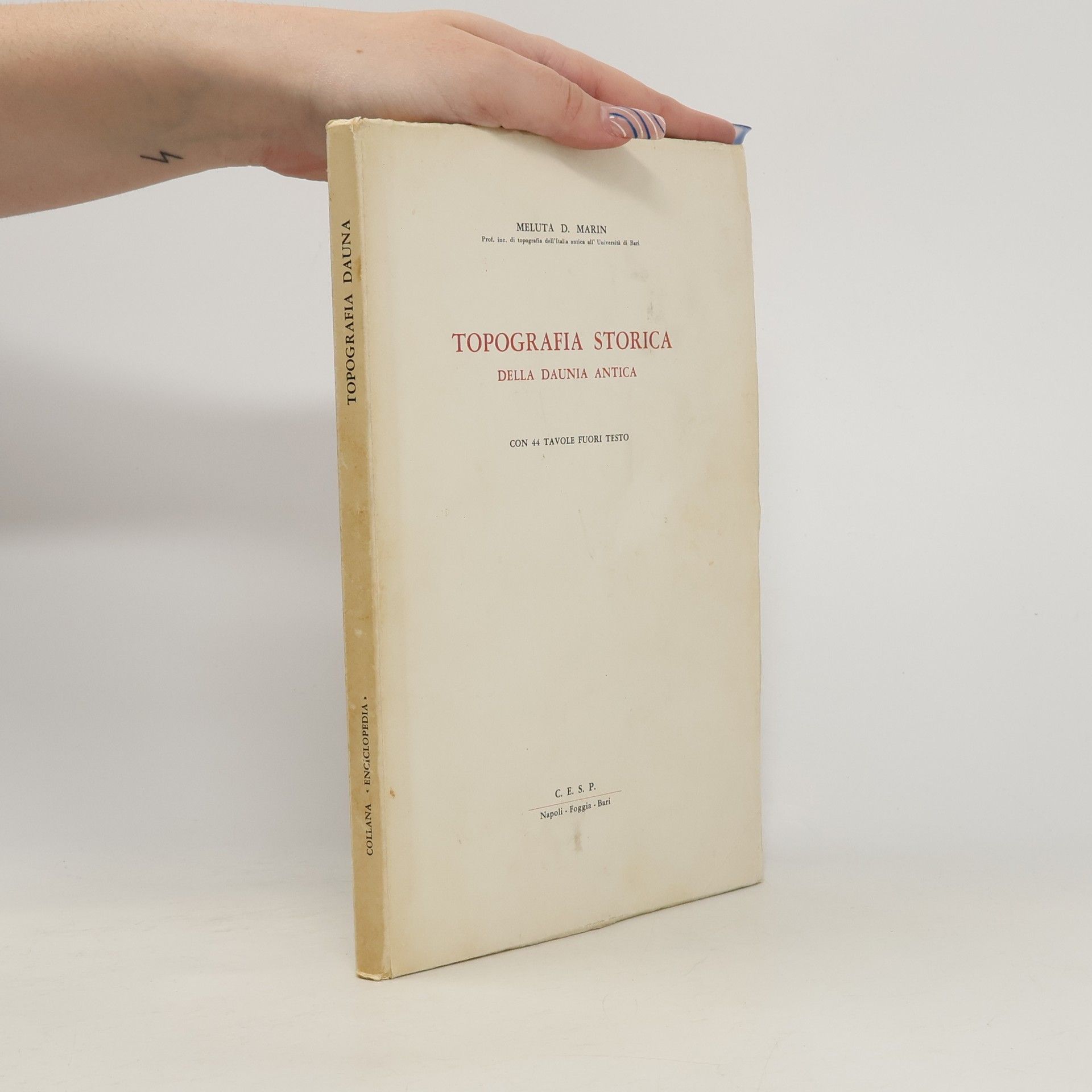 Meluta D. Marini Topografia Storica della Daunia Antica