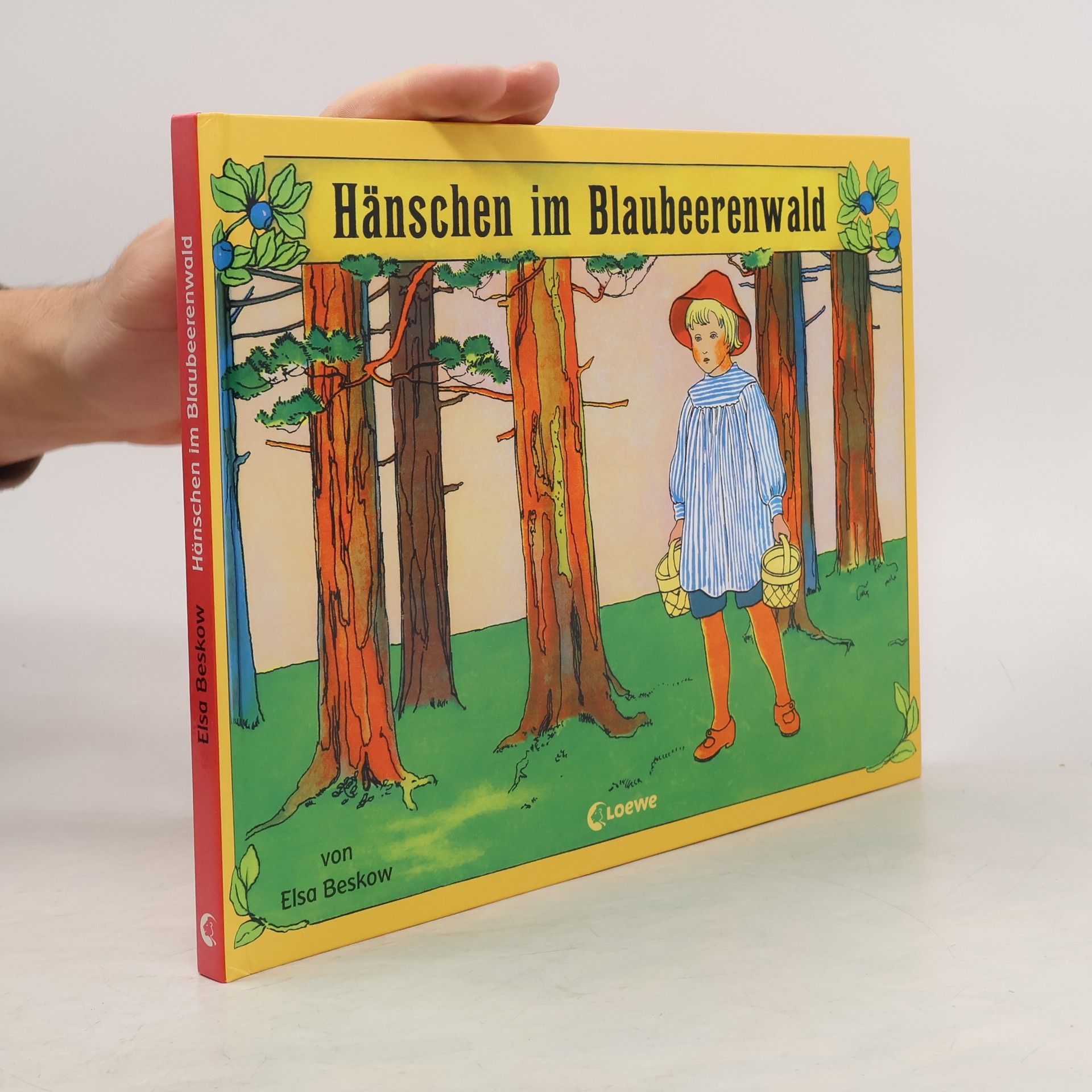 Elsa Beskow Hänschen im Blaubeerenwald