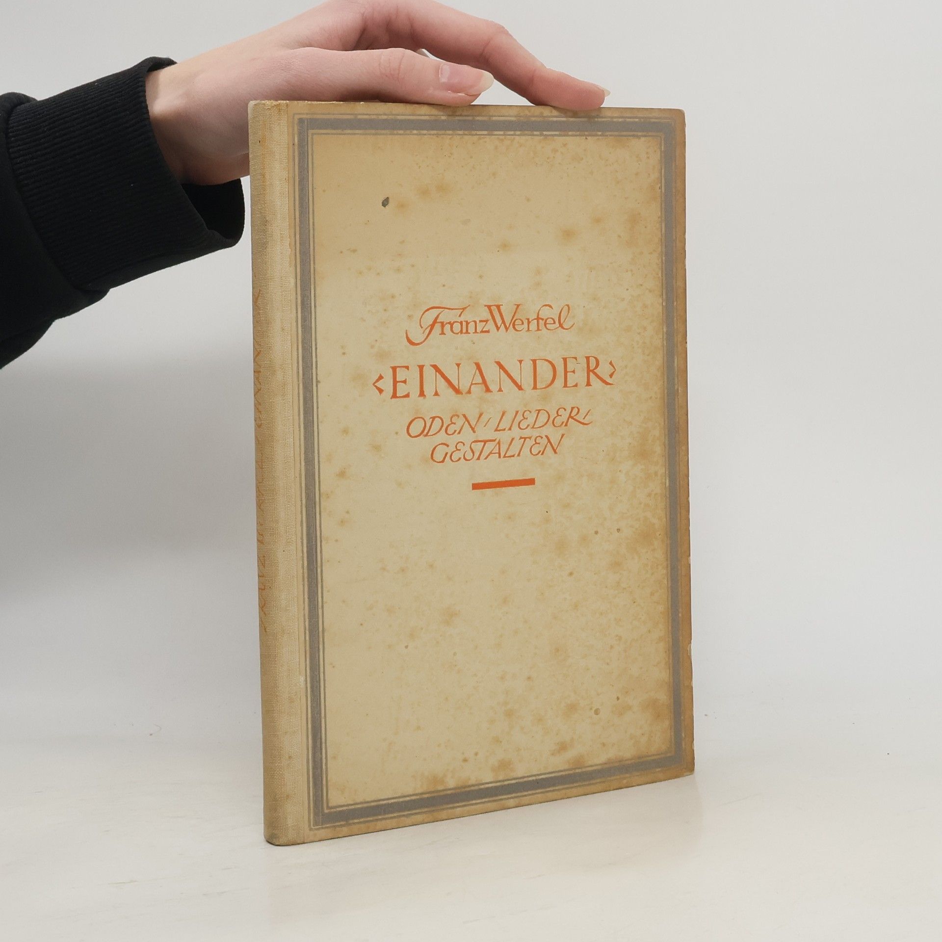 Franz Werfel Einander