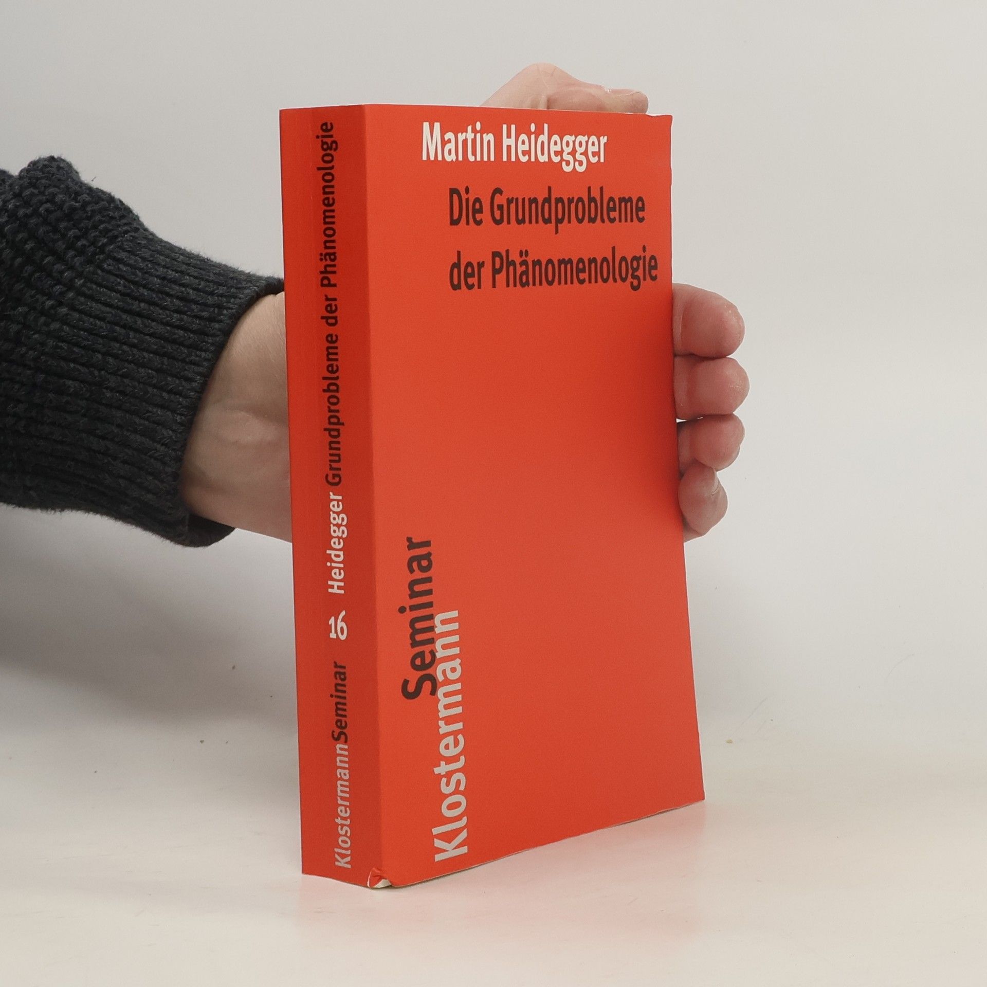 Martin Heidegger Die Grundprobleme der Phänomenologie