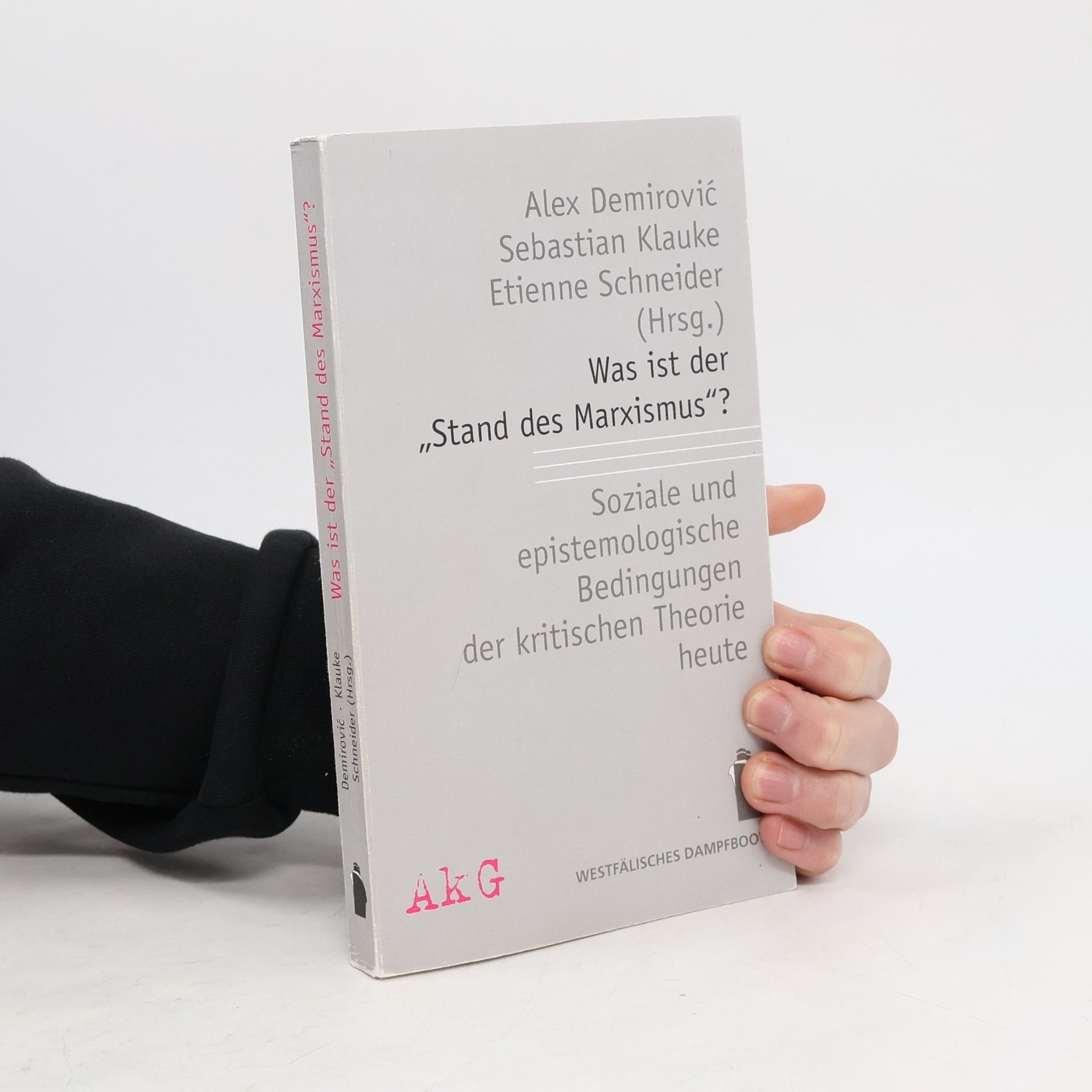 Alex Demirovic Was ist der „Stand des Marxismus“?