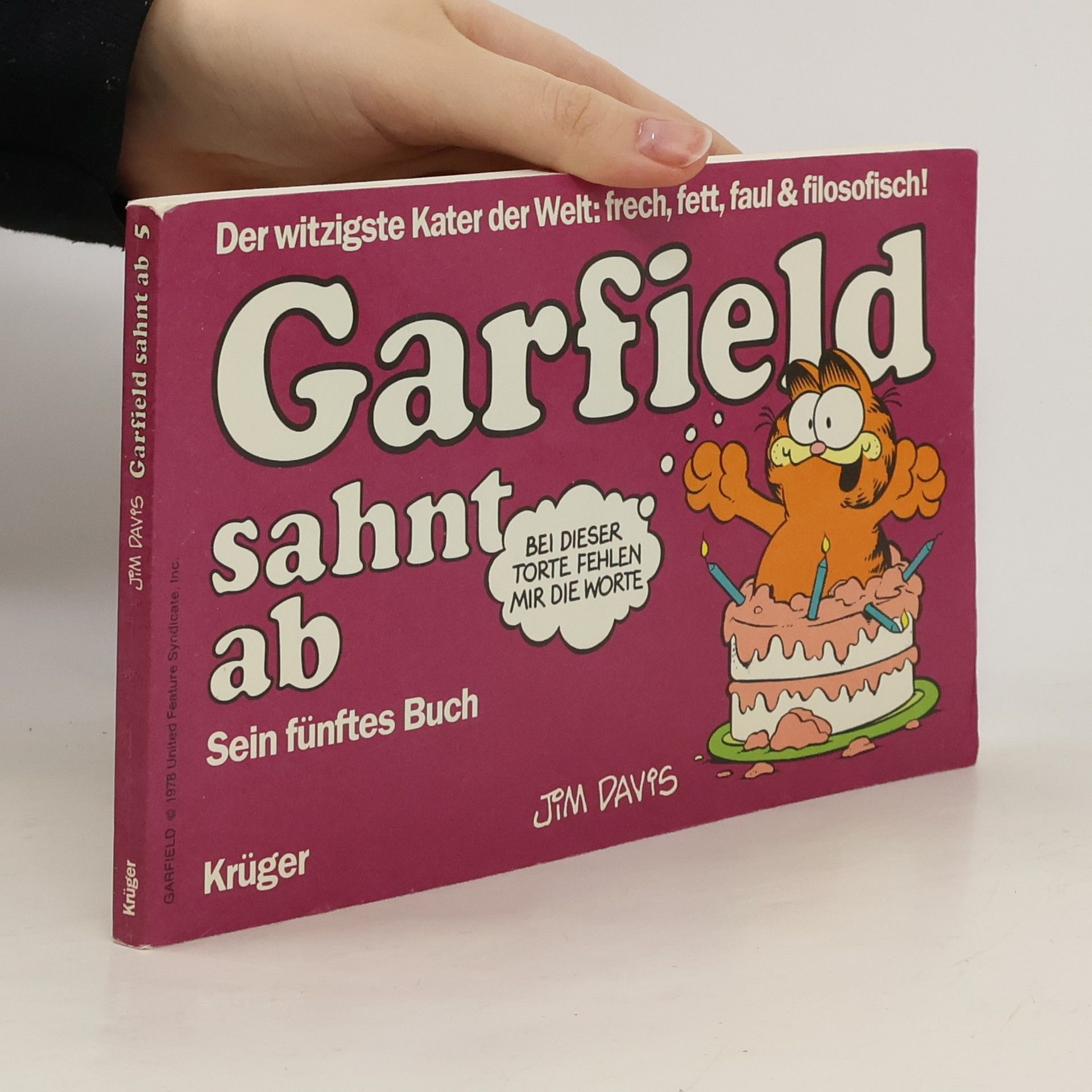 Jim Davis Garfield sahnt ab