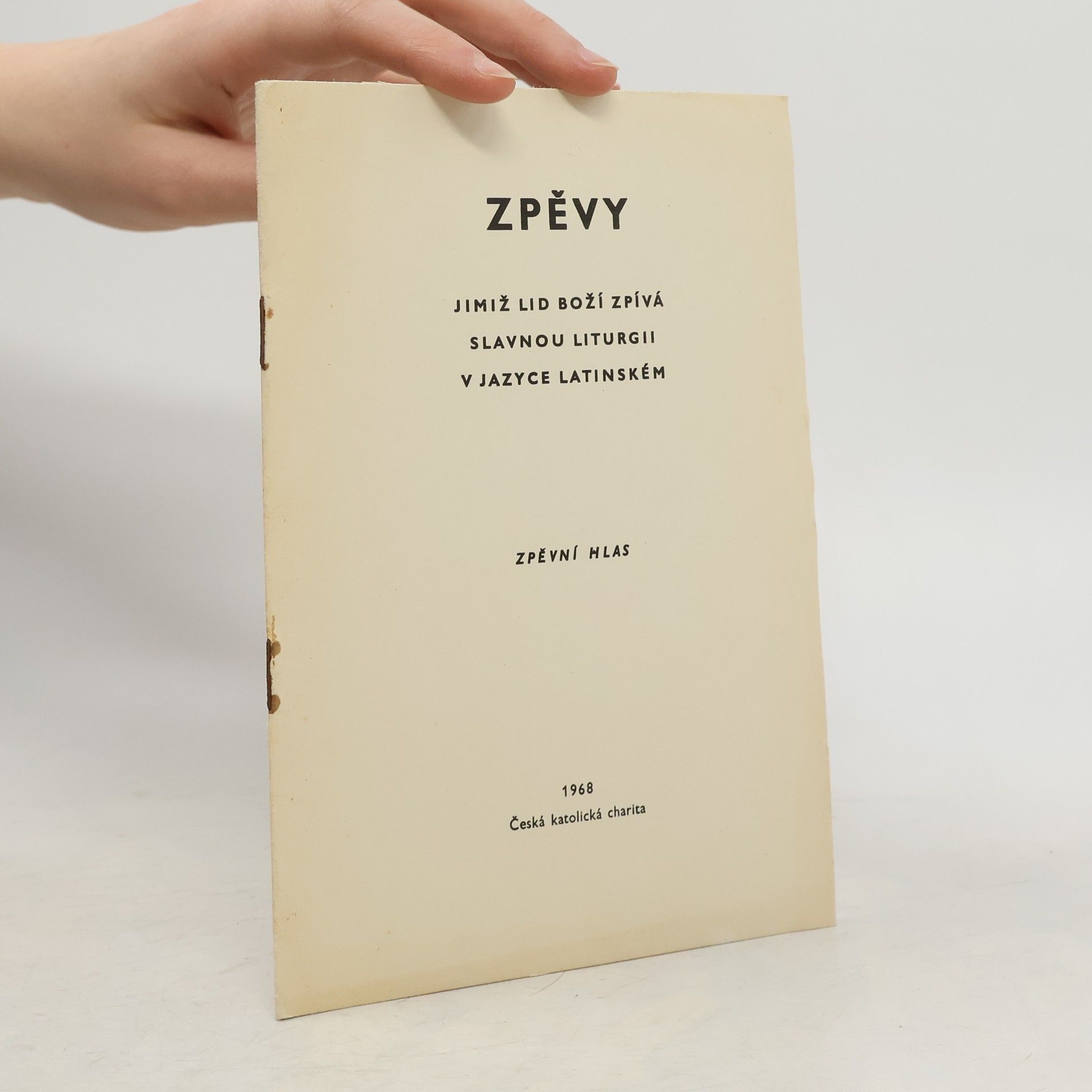 Kolektív autorov Zpěvy jimiž lid boží zpívá slavnou liturgii v jazyce latinském
